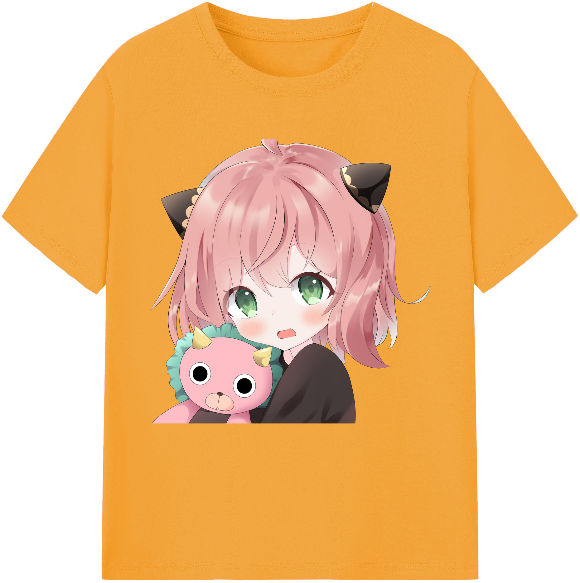 （画像用） SPY×FAMILY间谍家家酒 レディースカジュアルプリントTシャツ（綿100％）