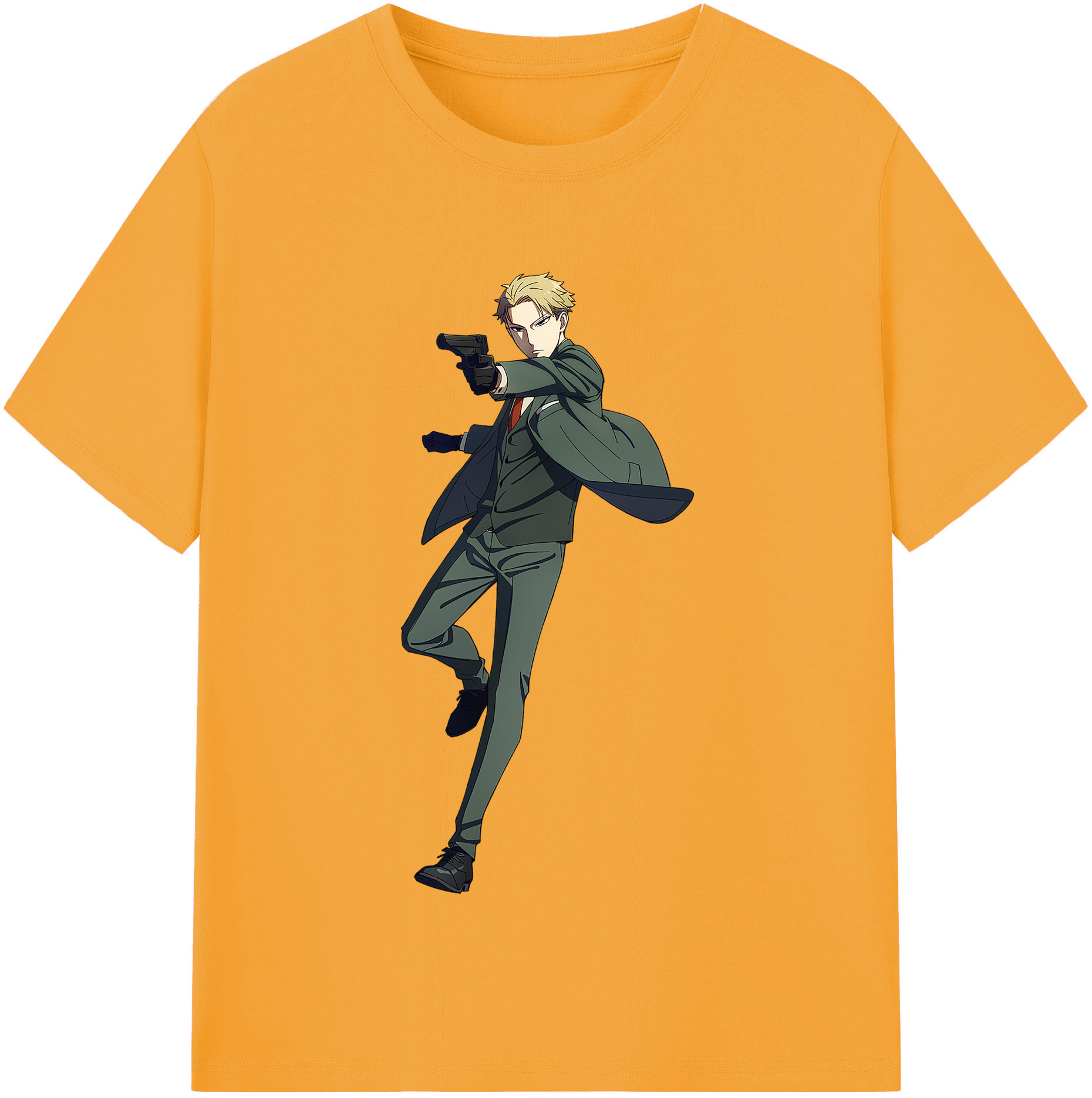 （画像用） SPY×FAMILY间谍家家酒 レディースカジュアルプリントTシャツ（綿100％）