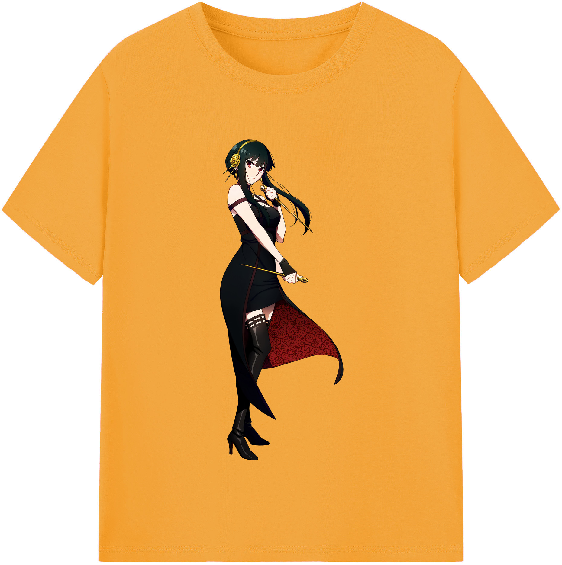 （画像用） SPY×FAMILY间谍家家酒 レディースカジュアルプリントTシャツ（綿100％）