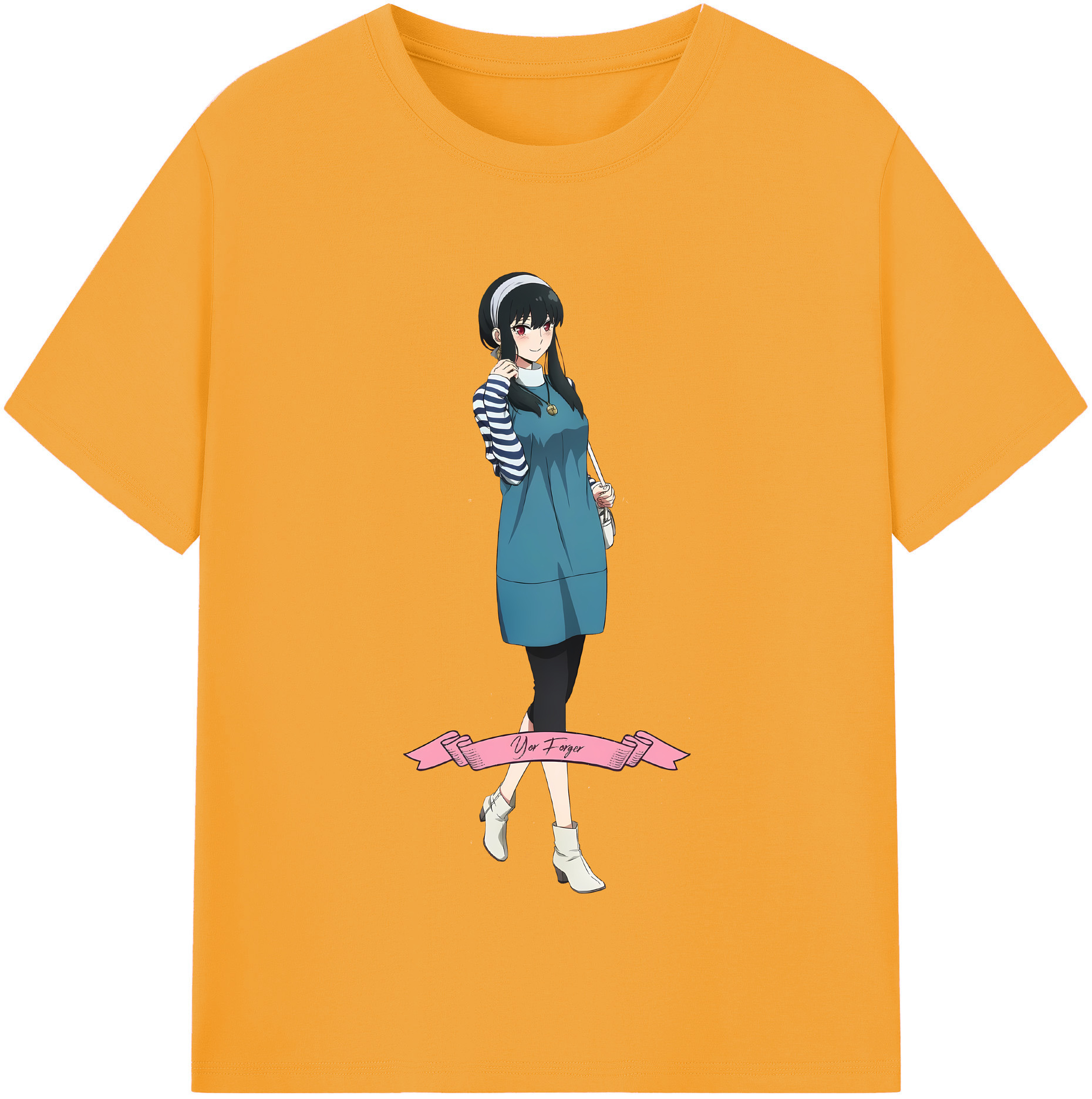 （画像用） SPY×FAMILY间谍家家酒 レディースカジュアルプリントTシャツ（綿100％）
