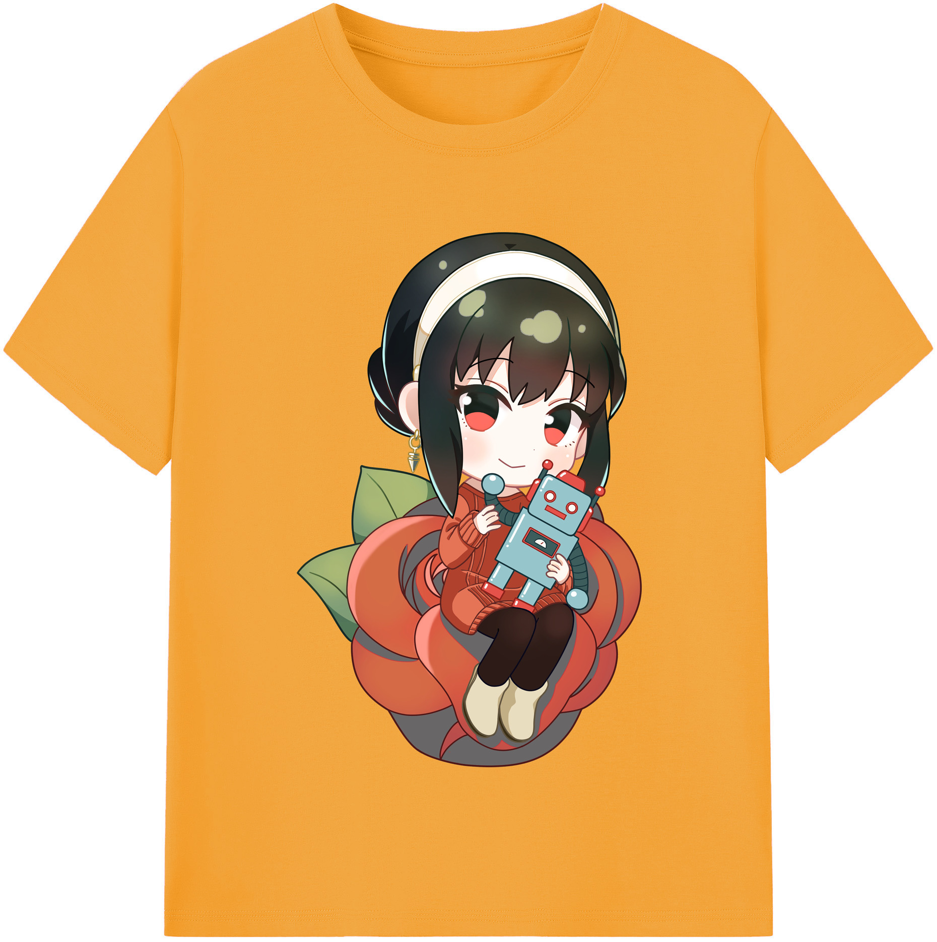 （画像用） SPY×FAMILY间谍家家酒 レディースカジュアルプリントTシャツ（綿100％）