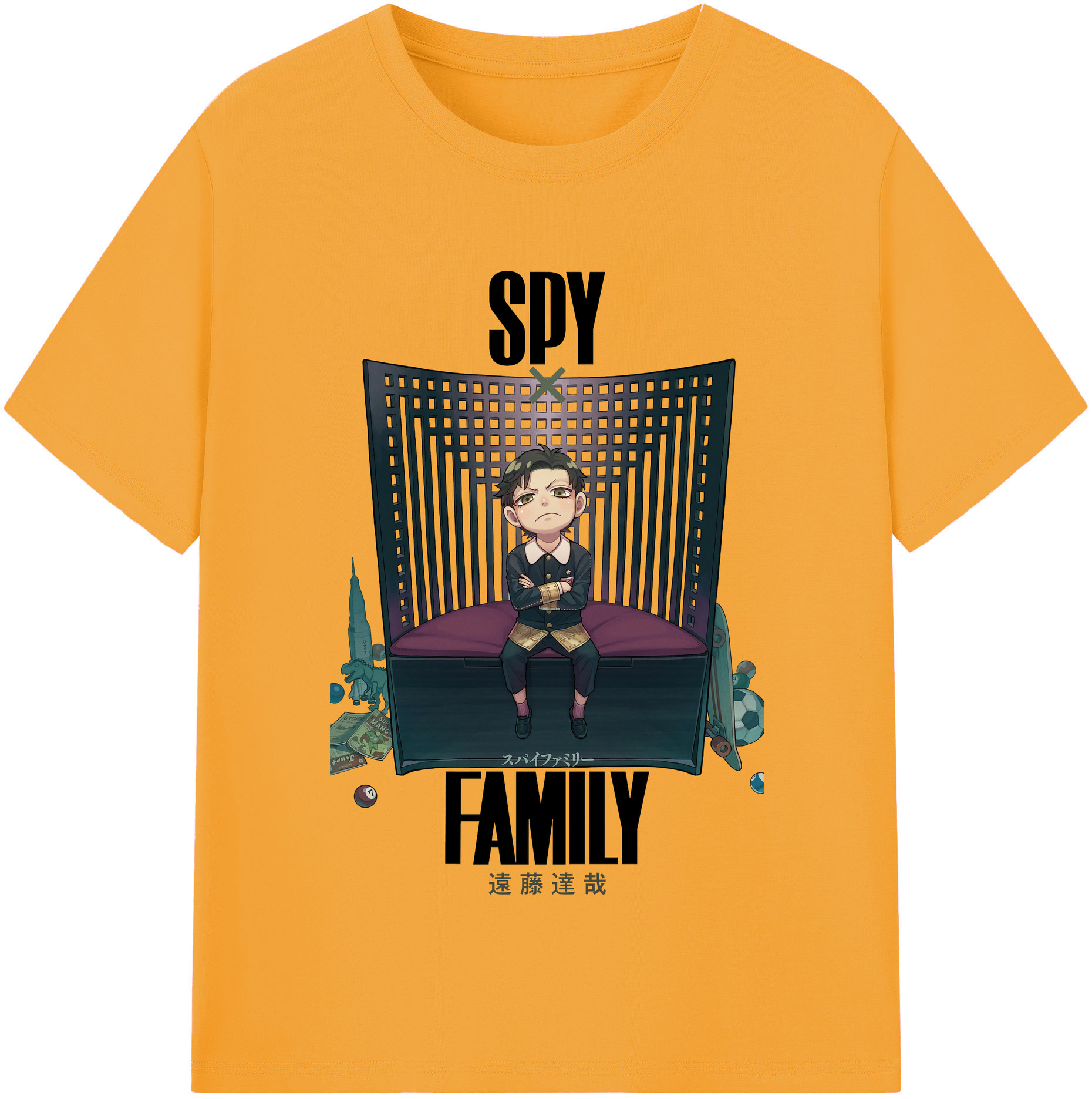（画像用） SPY×FAMILY间谍家家酒 レディースカジュアルプリントTシャツ（綿100％）