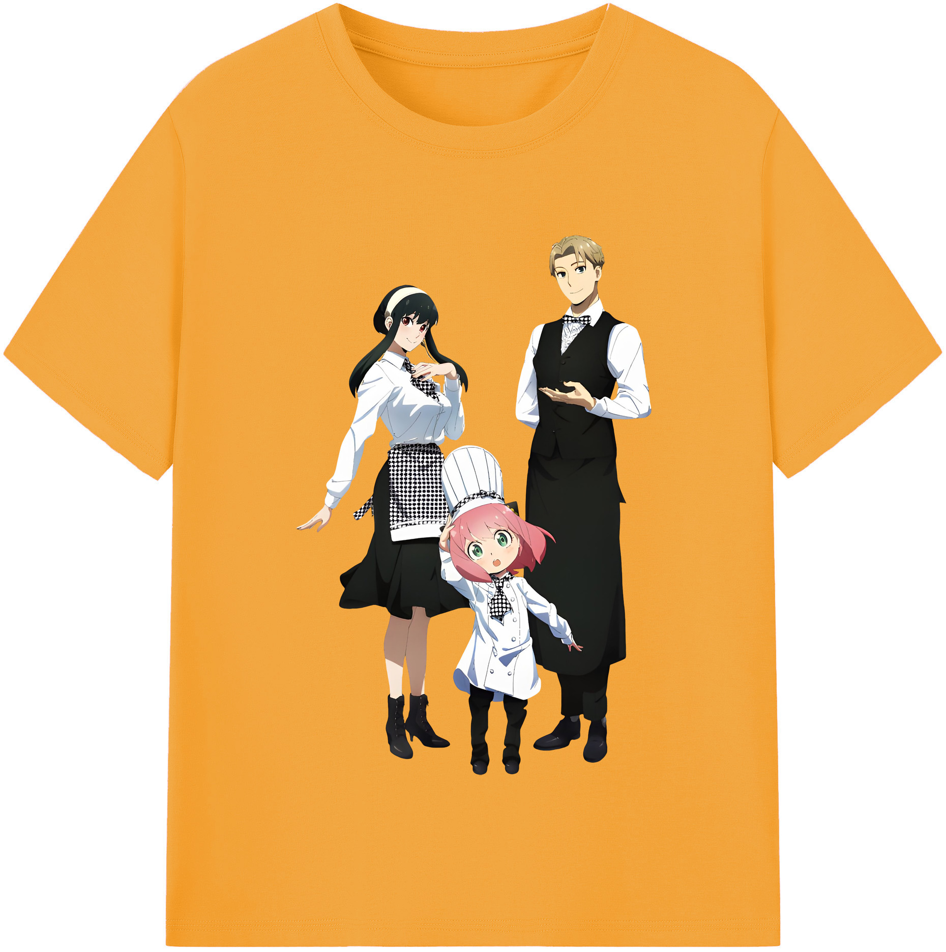 （画像用） SPY×FAMILY间谍家家酒 レディースカジュアルプリントTシャツ（綿100％）