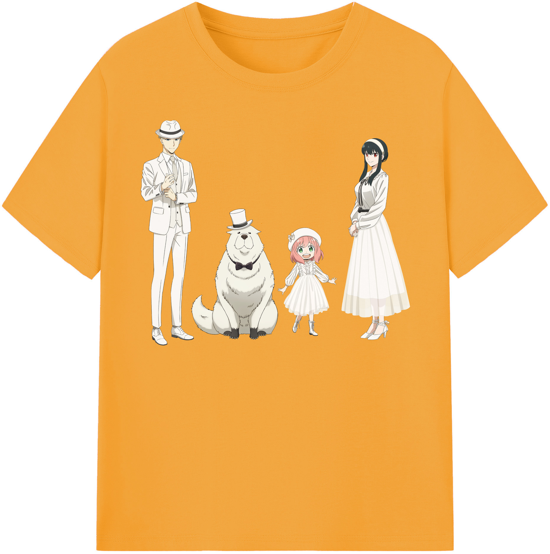 （画像用） SPY×FAMILY间谍家家酒 レディースカジュアルプリントTシャツ（綿100％）