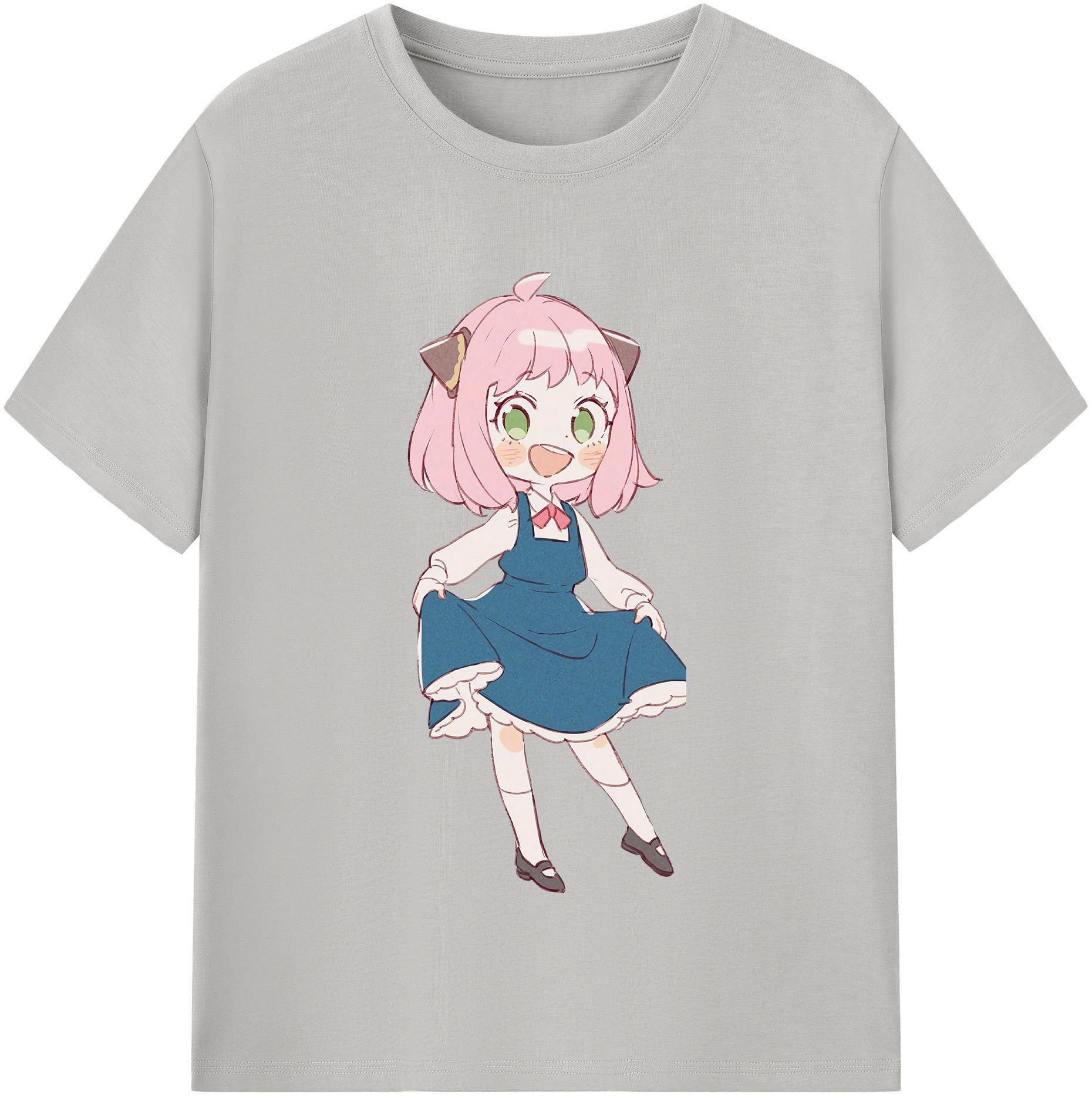 （画像用） SPY×FAMILY间谍家家酒 レディースカジュアルプリントTシャツ（綿100％）