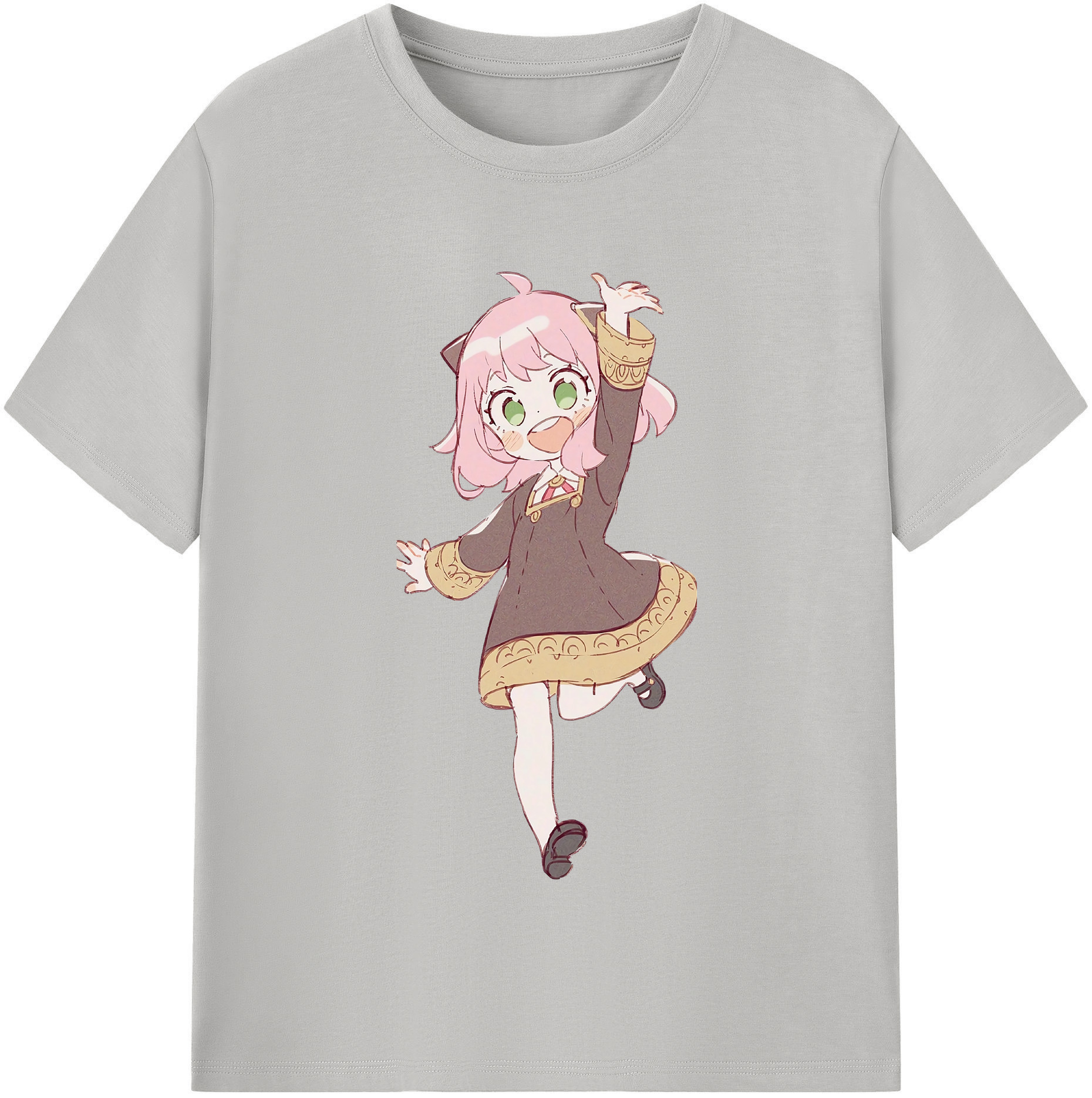 （画像用） SPY×FAMILY间谍家家酒 レディースカジュアルプリントTシャツ（綿100％）