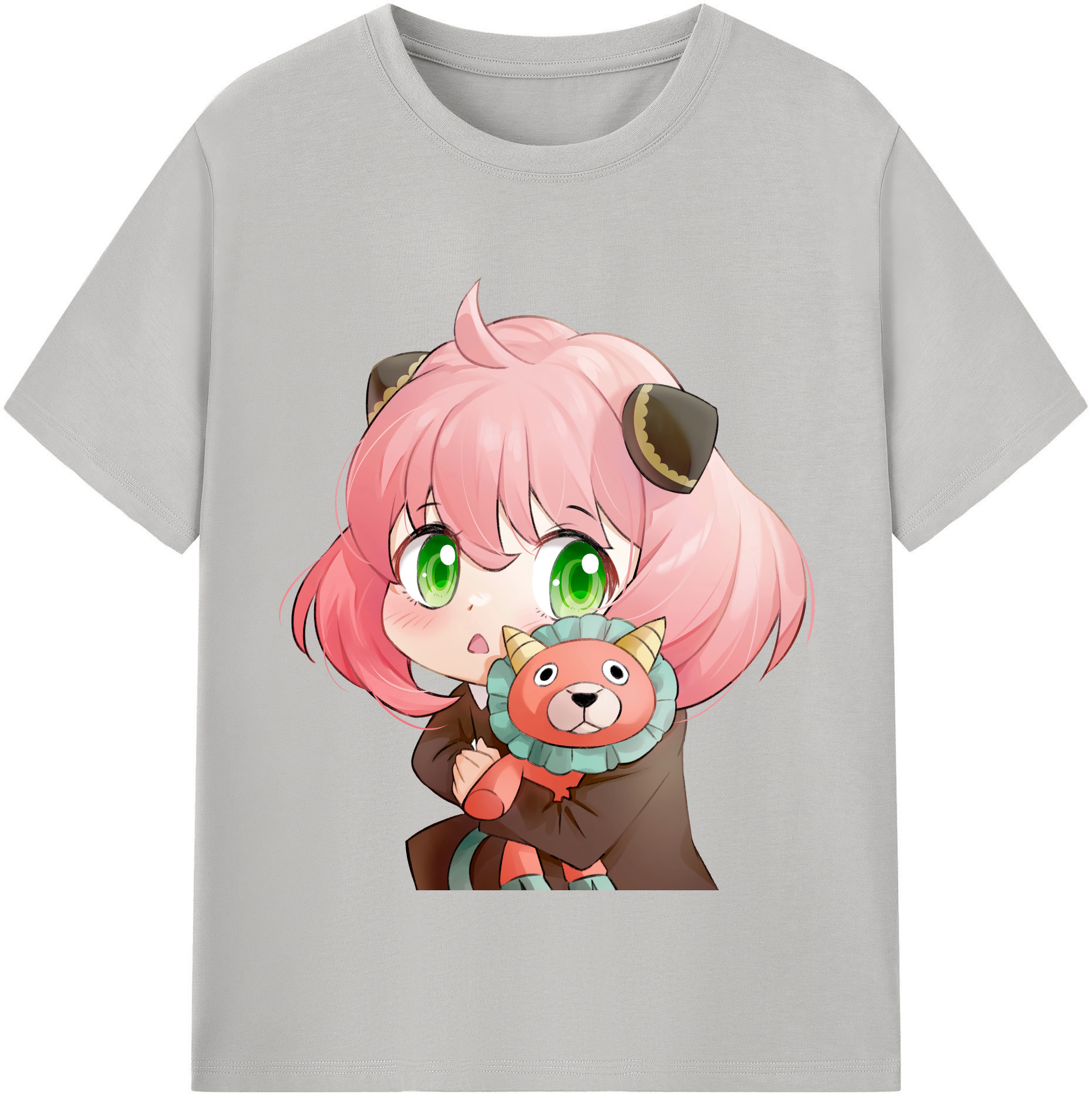 （画像用） SPY×FAMILY间谍家家酒 レディースカジュアルプリントTシャツ（綿100％）