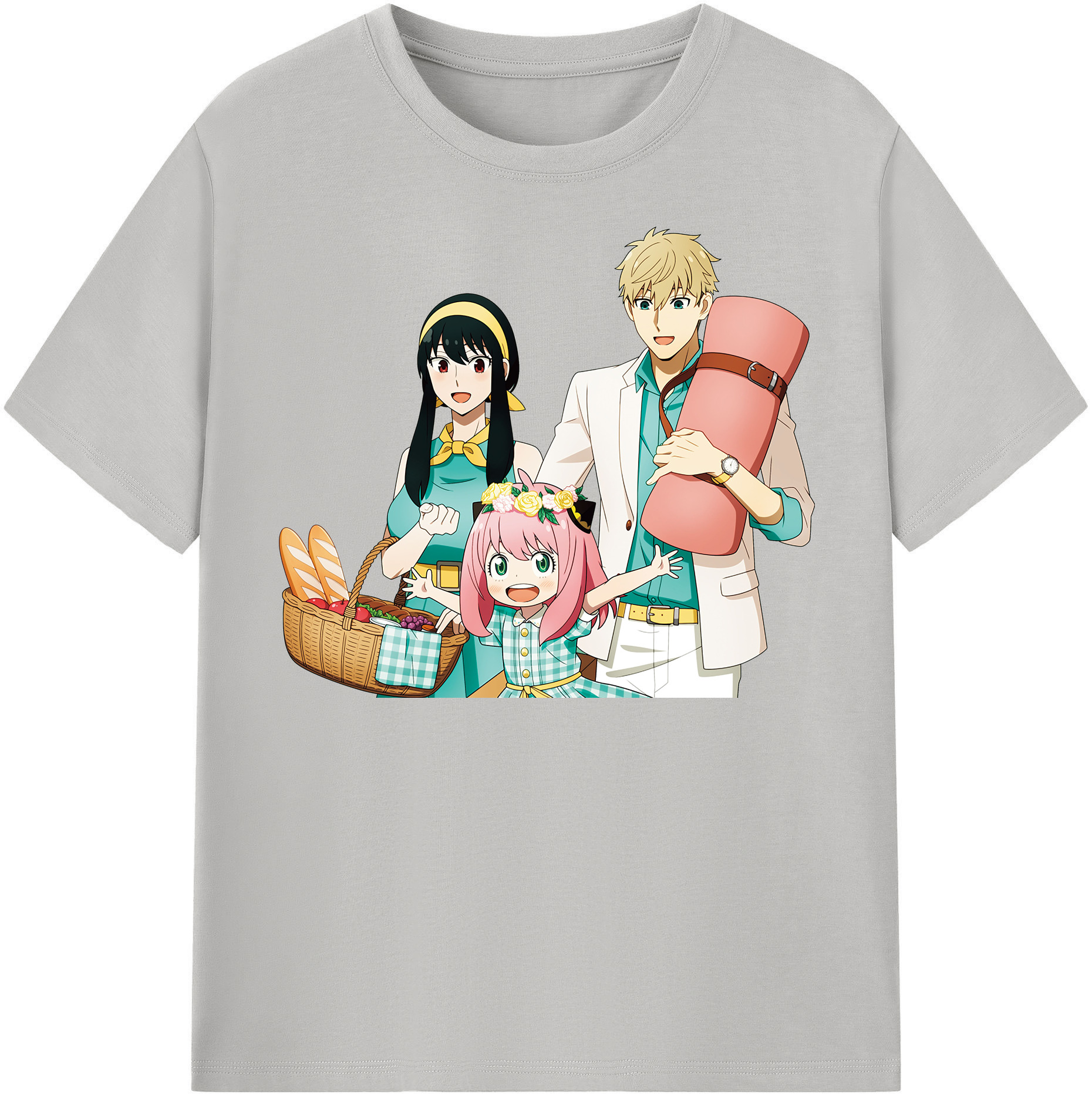 （画像用） SPY×FAMILY间谍家家酒 レディースカジュアルプリントTシャツ（綿100％）
