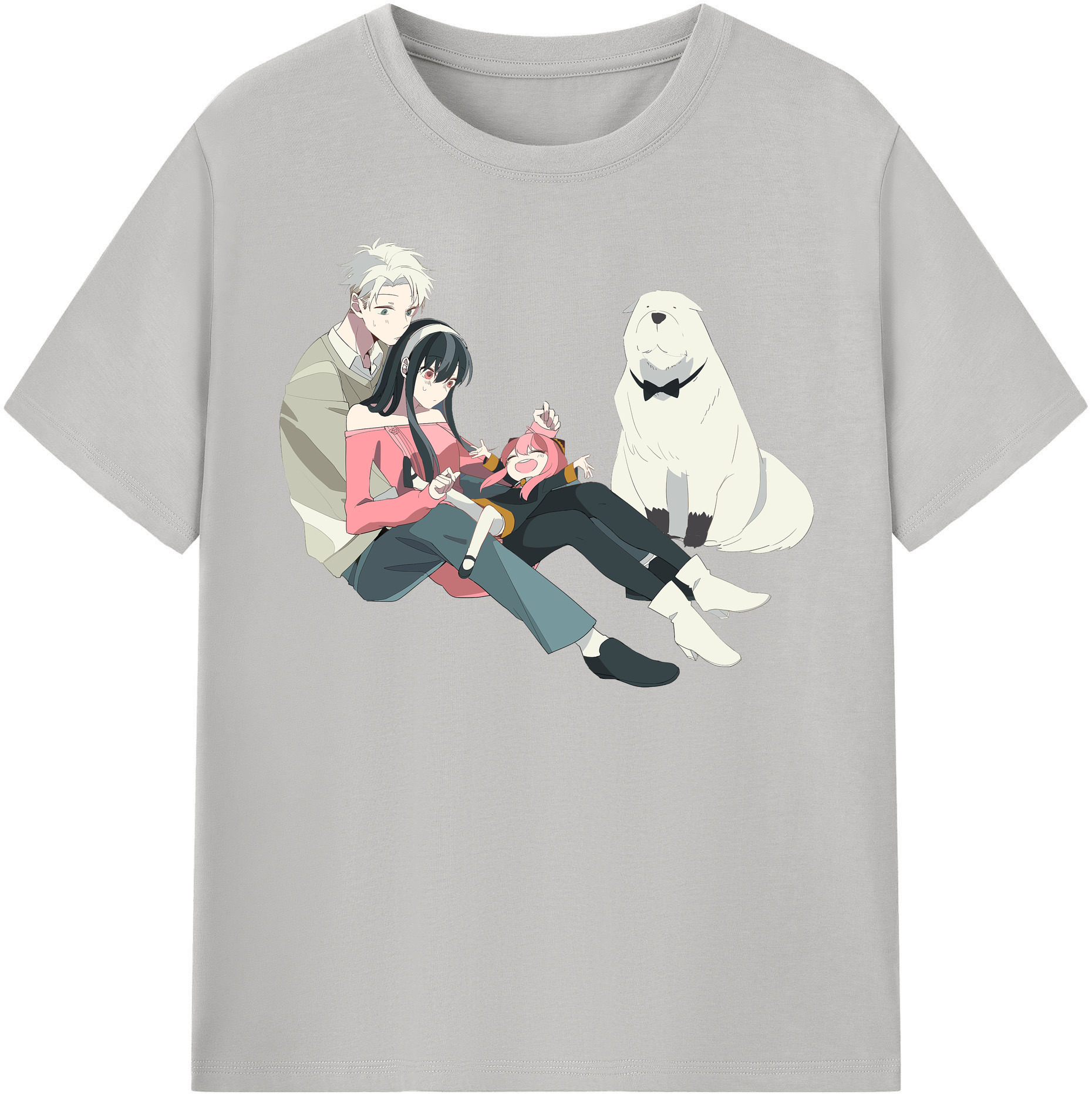 （画像用） SPY×FAMILY间谍家家酒 レディースカジュアルプリントTシャツ（綿100％）