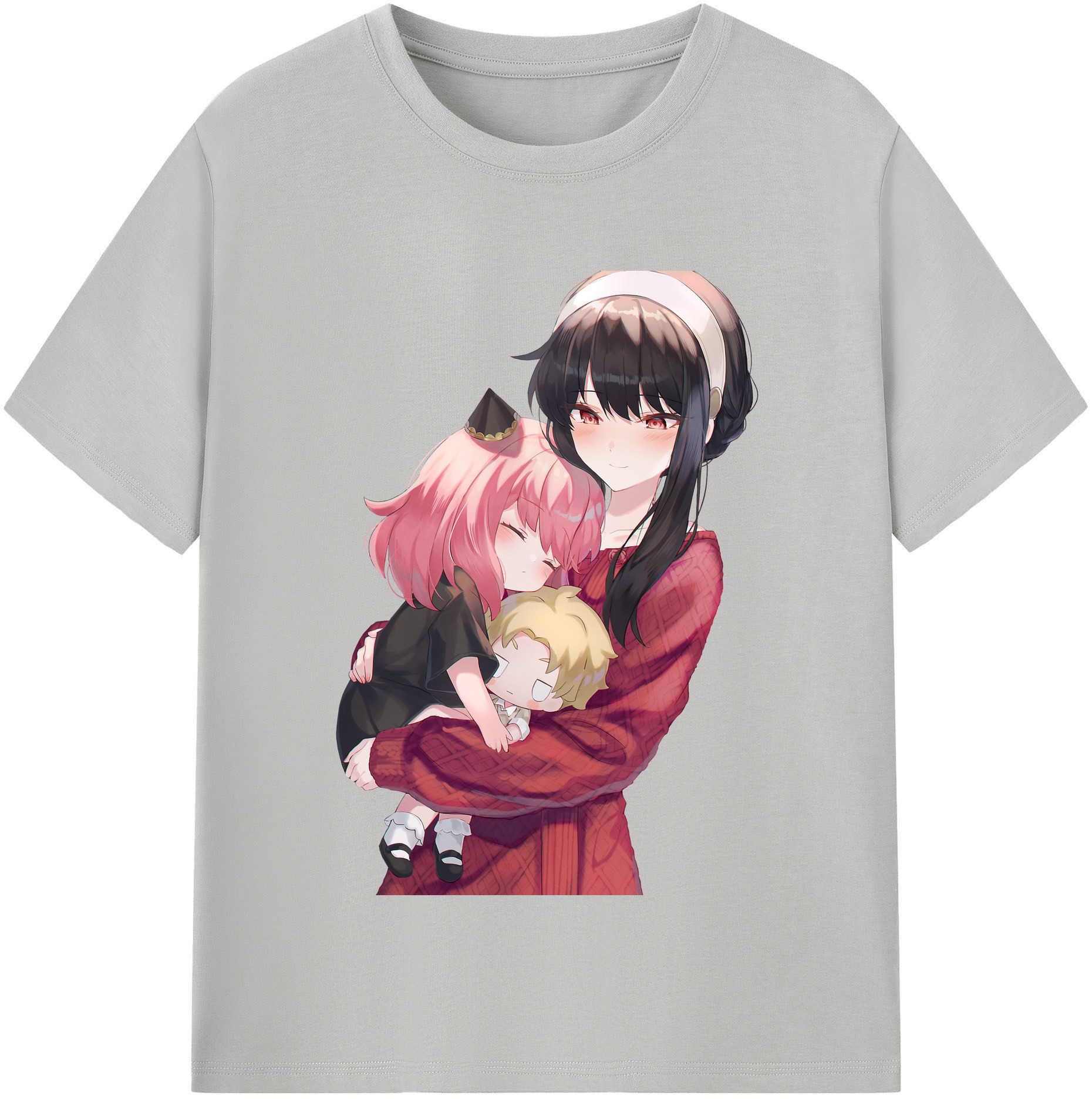 （画像用） SPY×FAMILY间谍家家酒 レディースカジュアルプリントTシャツ（綿100％）