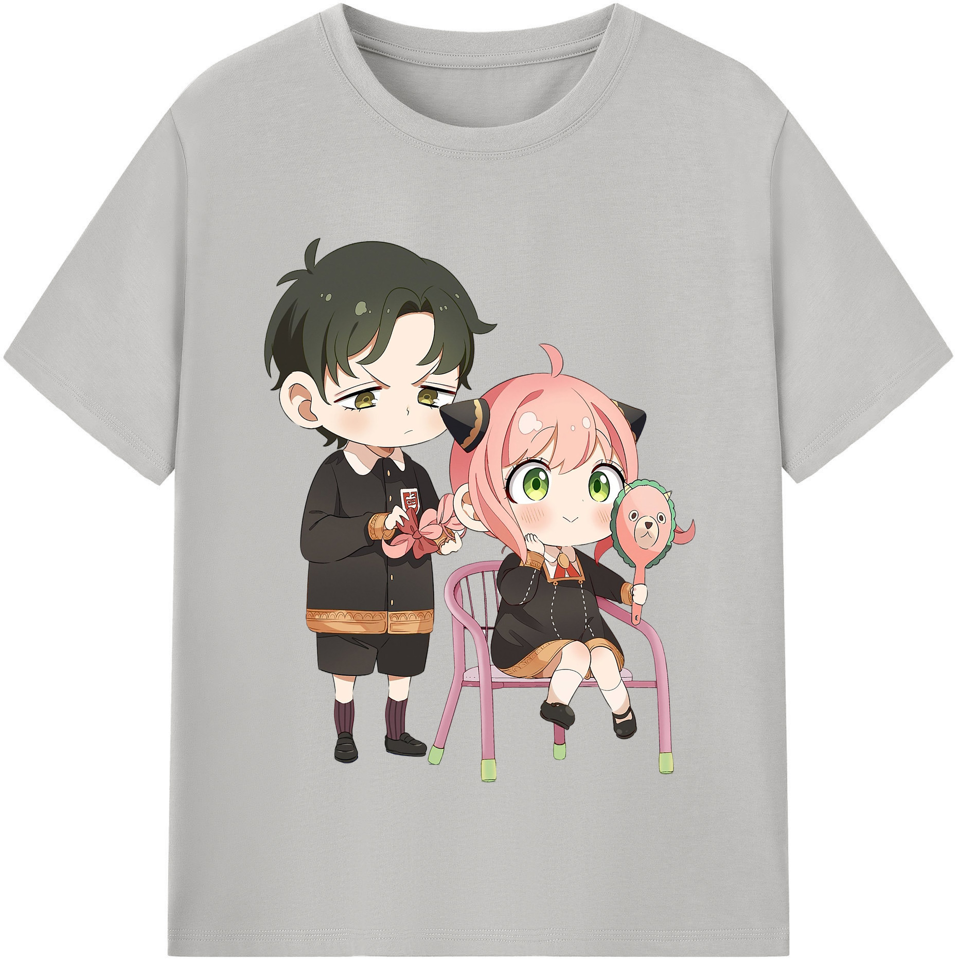 （画像用） SPY×FAMILY间谍家家酒 レディースカジュアルプリントTシャツ（綿100％）