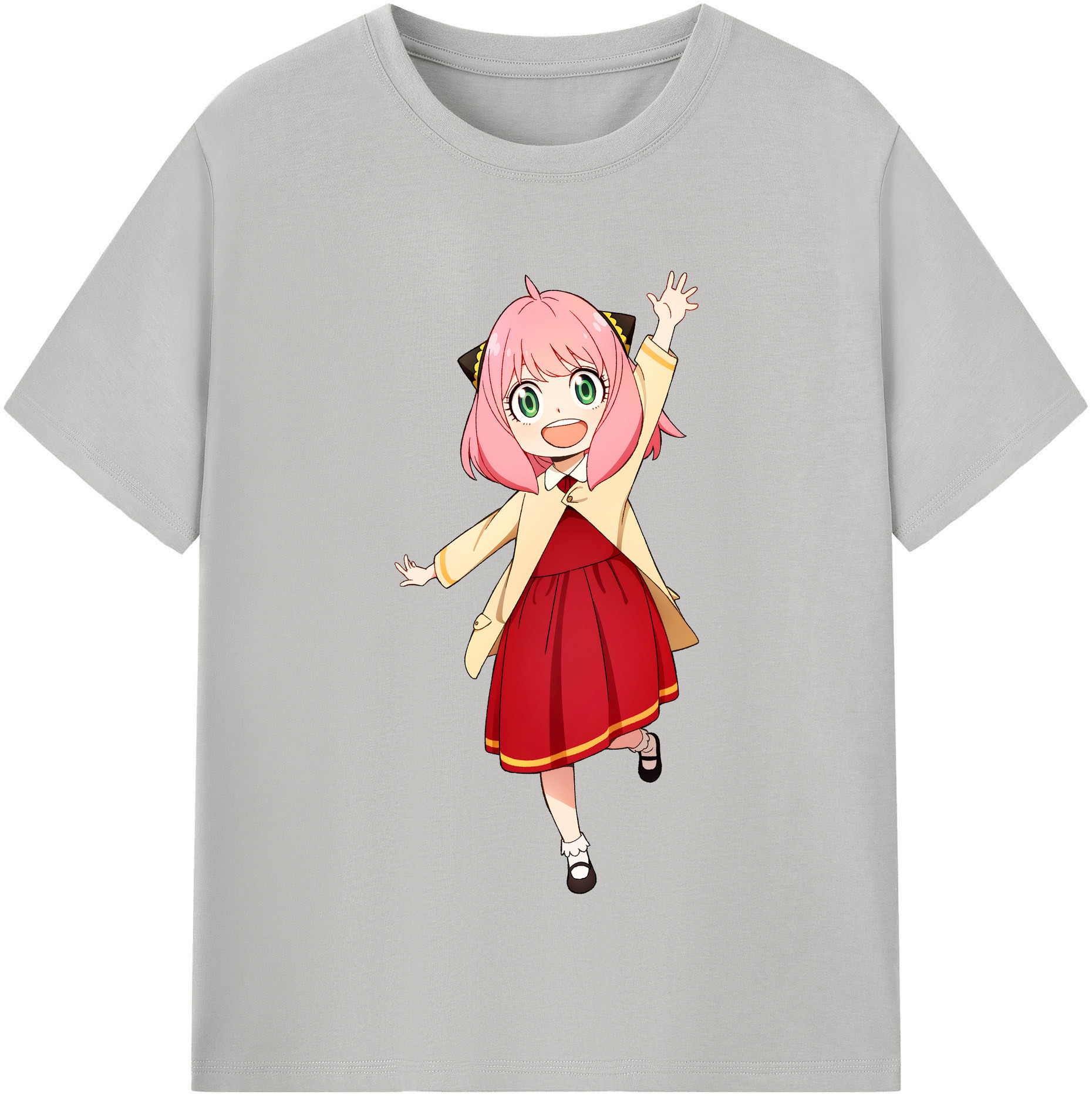 （画像用） SPY×FAMILY间谍家家酒 レディースカジュアルプリントTシャツ（綿100％）