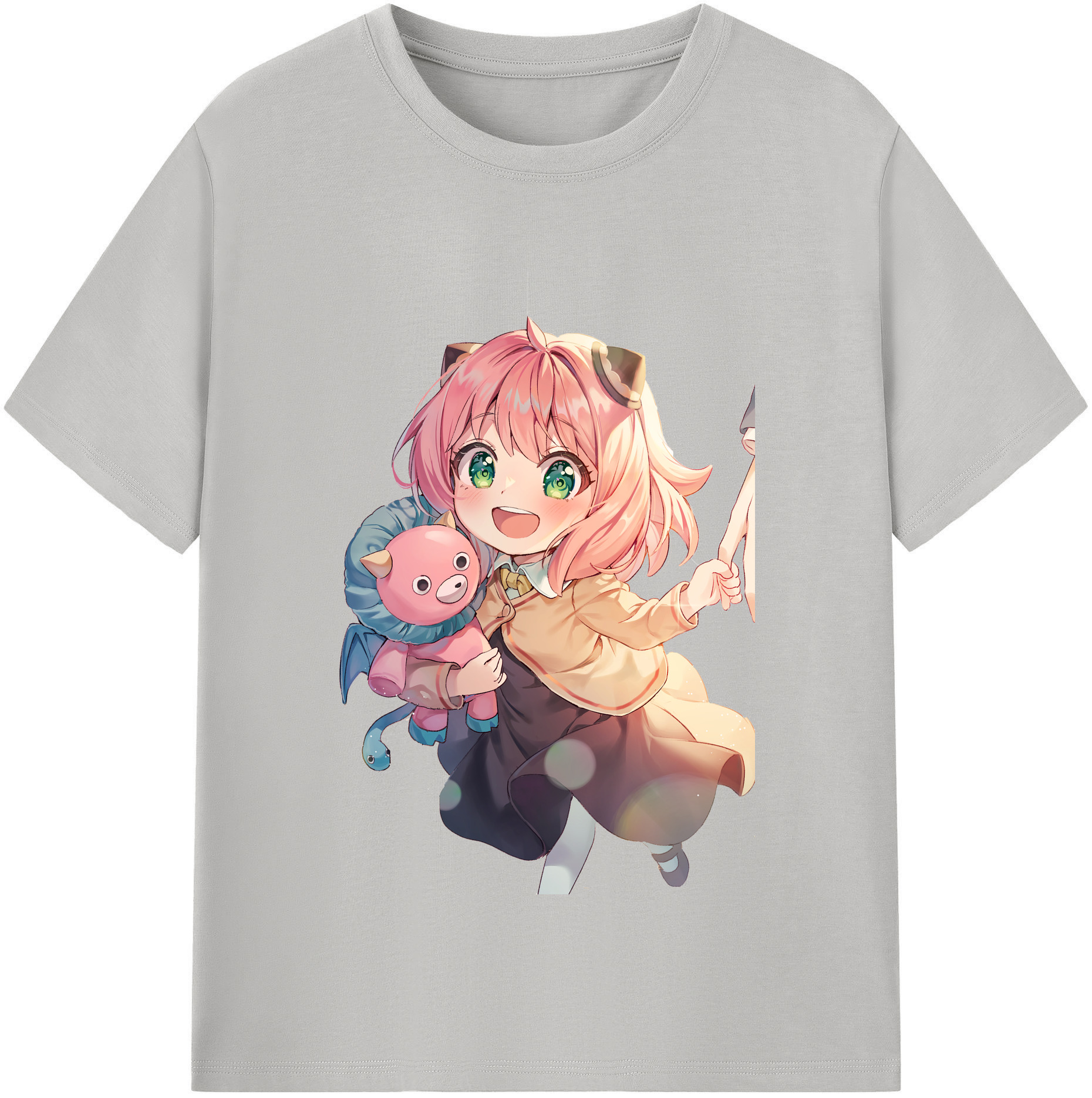 （画像用） SPY×FAMILY间谍家家酒 レディースカジュアルプリントTシャツ（綿100％）