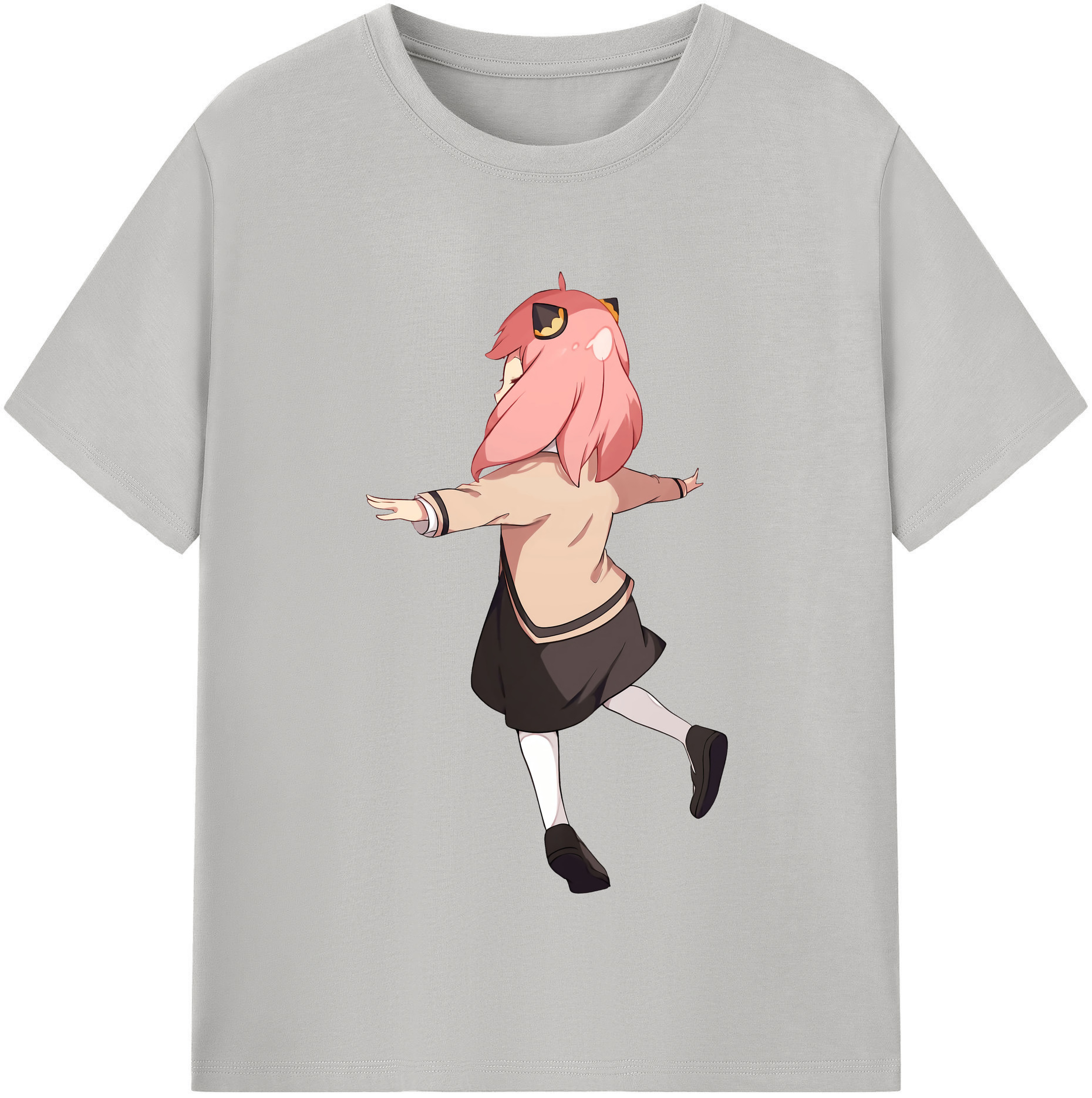 （画像用） SPY×FAMILY间谍家家酒 レディースカジュアルプリントTシャツ（綿100％）