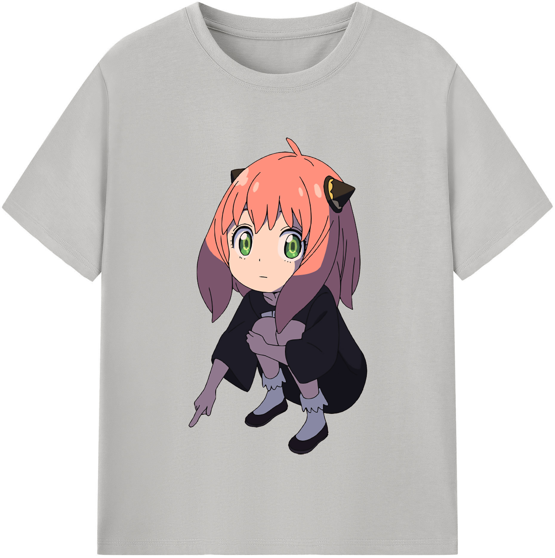 （画像用） SPY×FAMILY间谍家家酒 レディースカジュアルプリントTシャツ（綿100％）