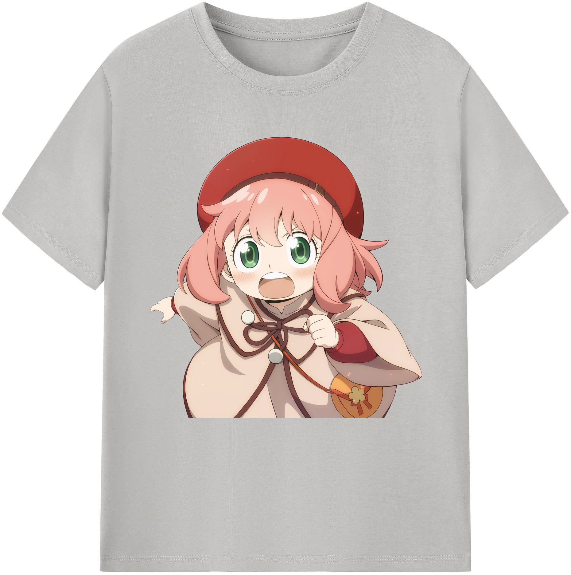 （画像用） SPY×FAMILY间谍家家酒 レディースカジュアルプリントTシャツ（綿100％）