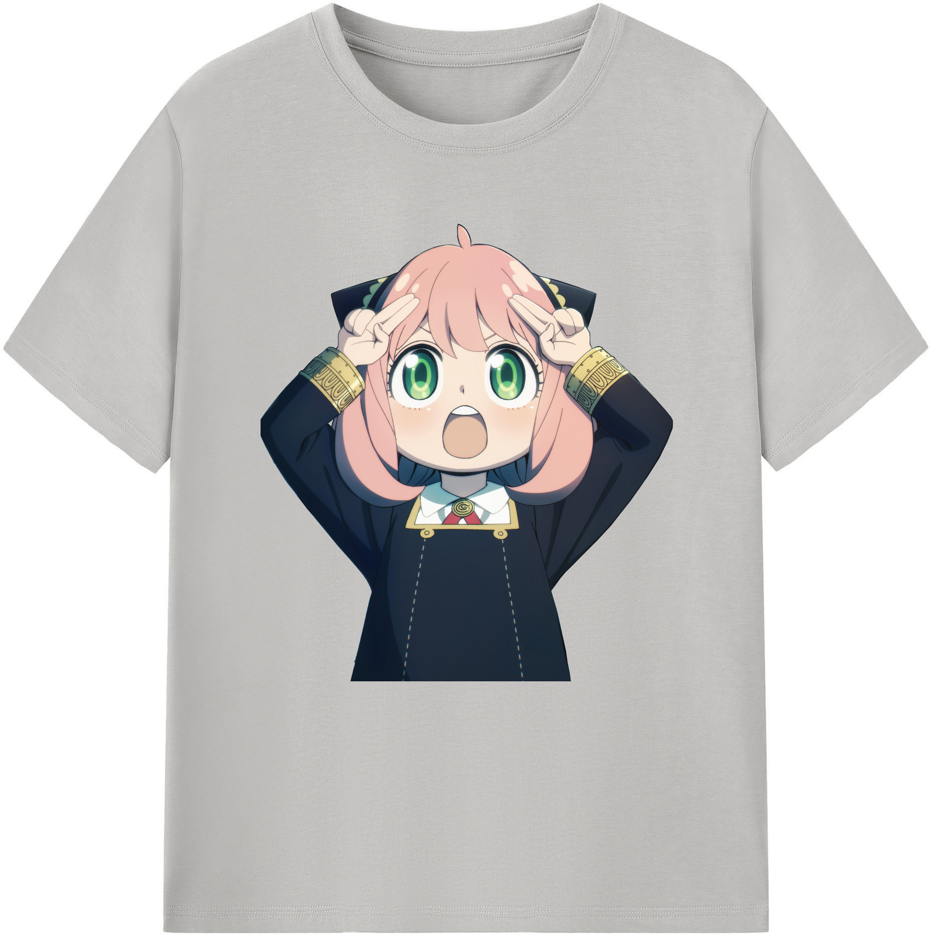 （画像用） SPY×FAMILY间谍家家酒 レディースカジュアルプリントTシャツ（綿100％）