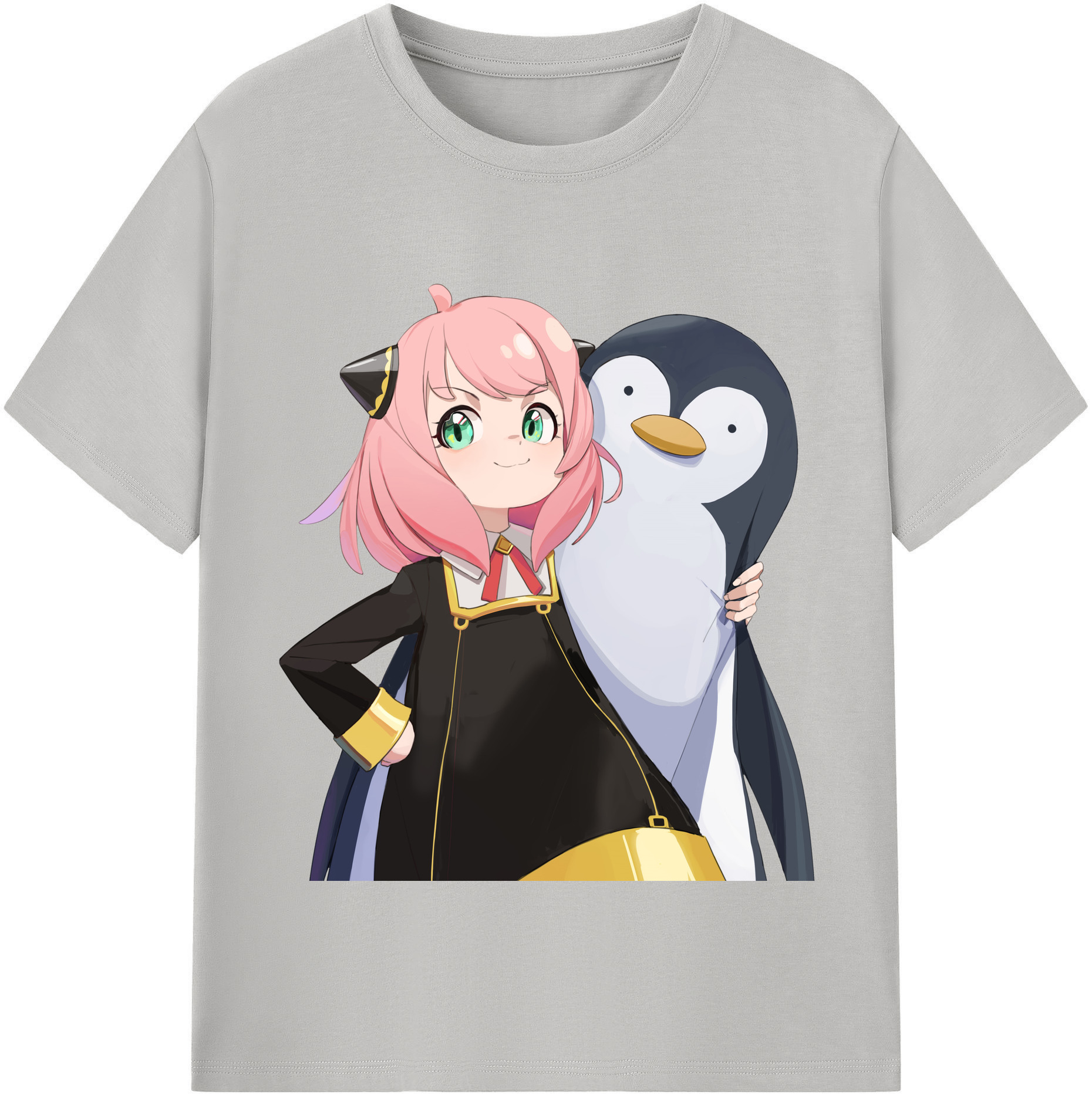 （画像用） SPY×FAMILY间谍家家酒 レディースカジュアルプリントTシャツ（綿100％）
