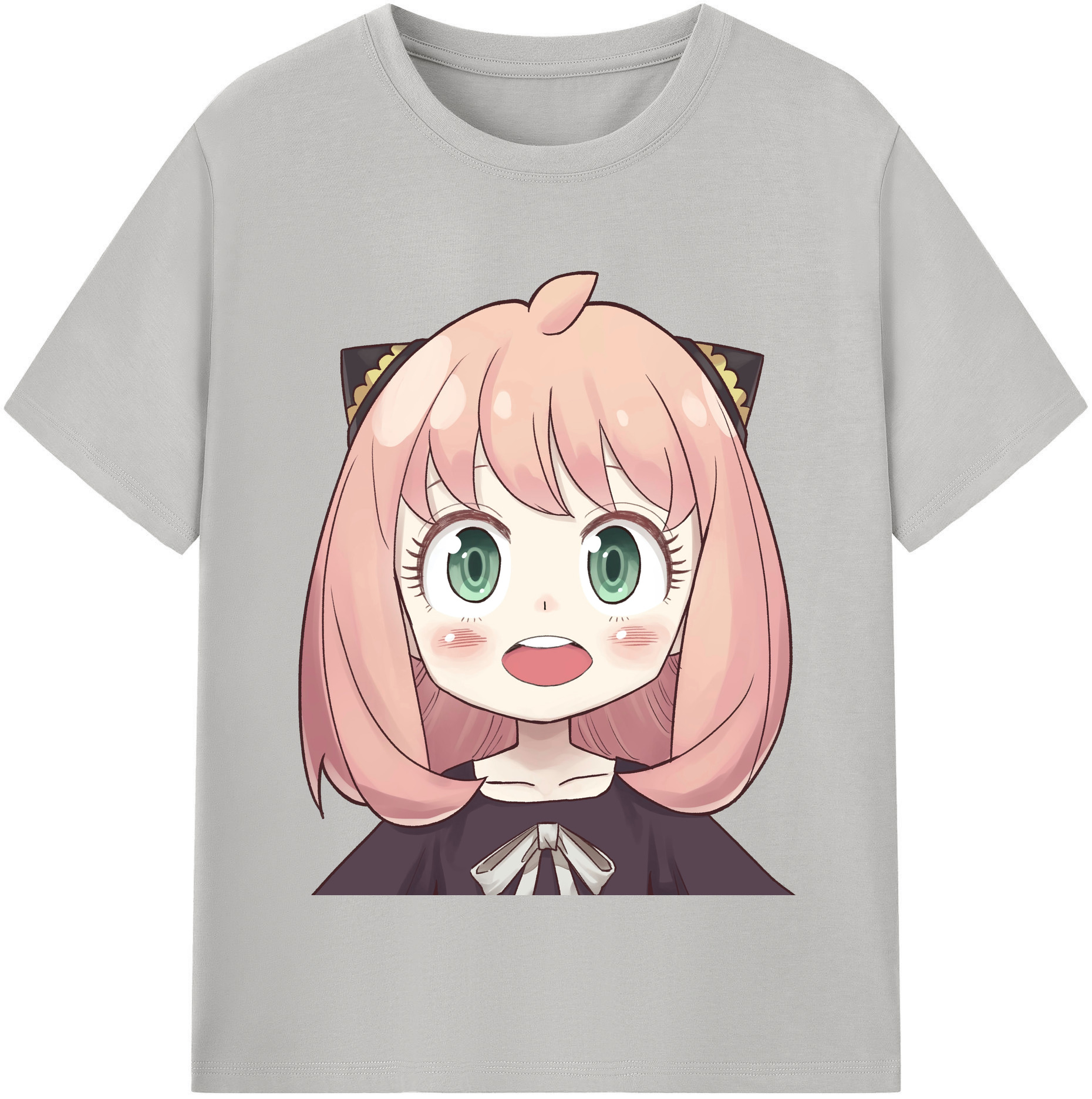 （画像用） SPY×FAMILY间谍家家酒 レディースカジュアルプリントTシャツ（綿100％）