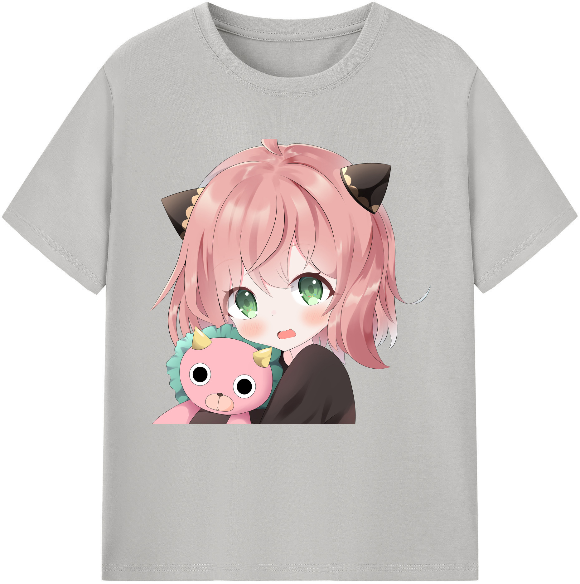 （画像用） SPY×FAMILY间谍家家酒 レディースカジュアルプリントTシャツ（綿100％）