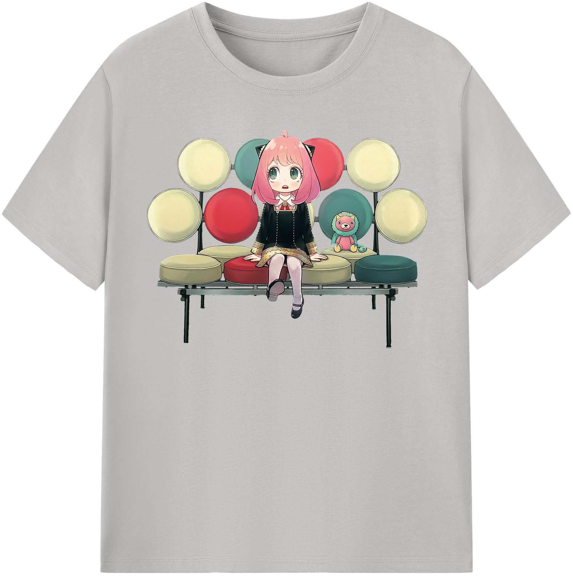 （画像用） SPY×FAMILY间谍家家酒 レディースカジュアルプリントTシャツ（綿100％）