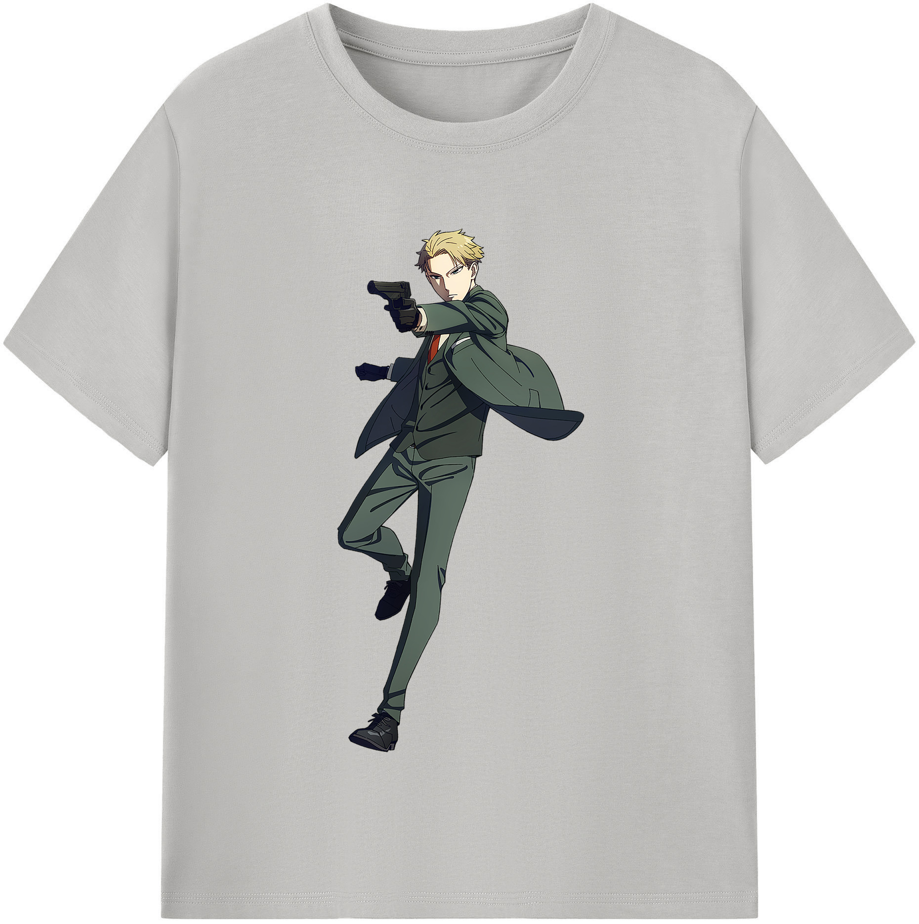 （画像用） SPY×FAMILY间谍家家酒 レディースカジュアルプリントTシャツ（綿100％）