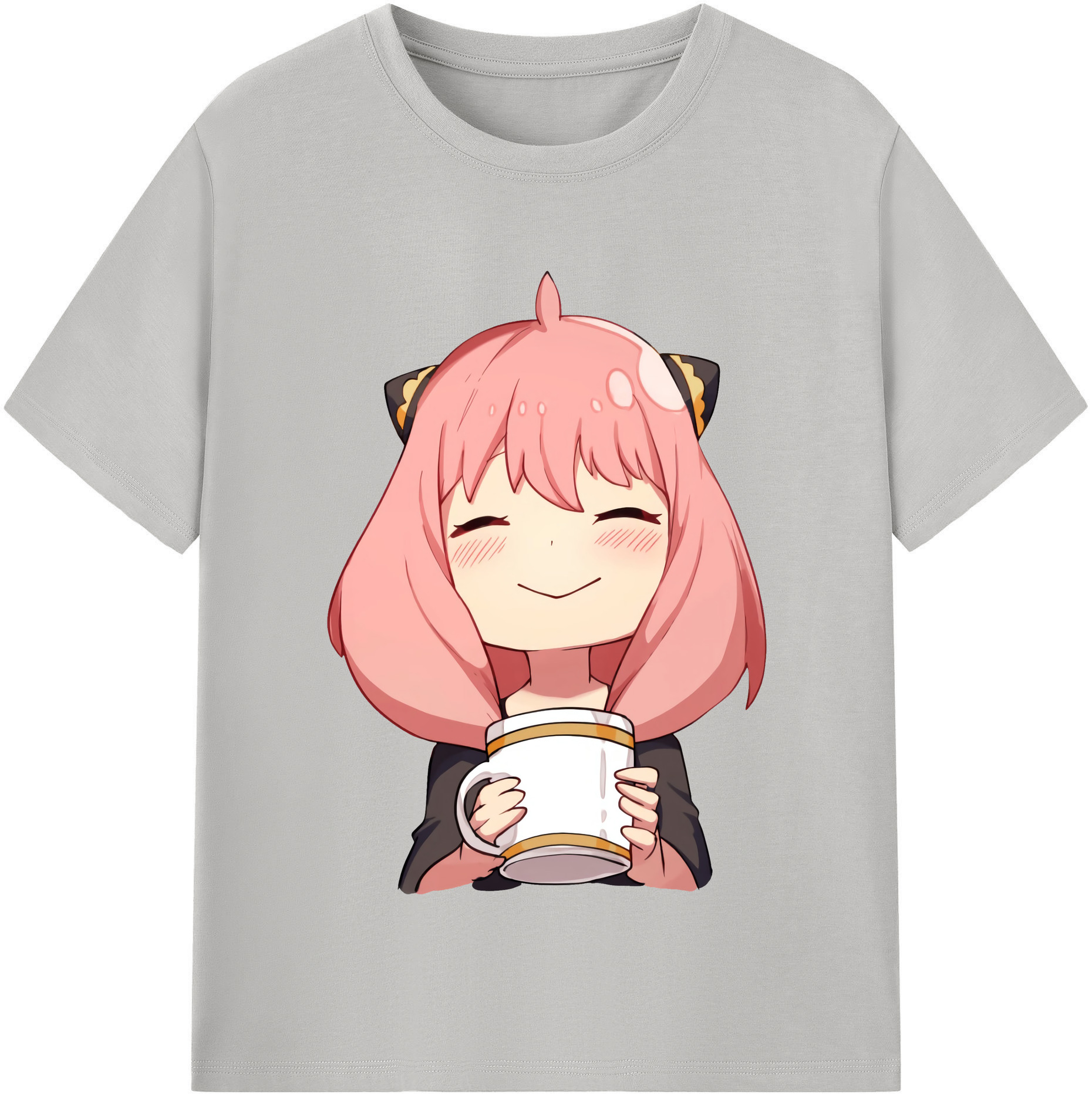 （画像用） SPY×FAMILY间谍家家酒 レディースカジュアルプリントTシャツ（綿100％）