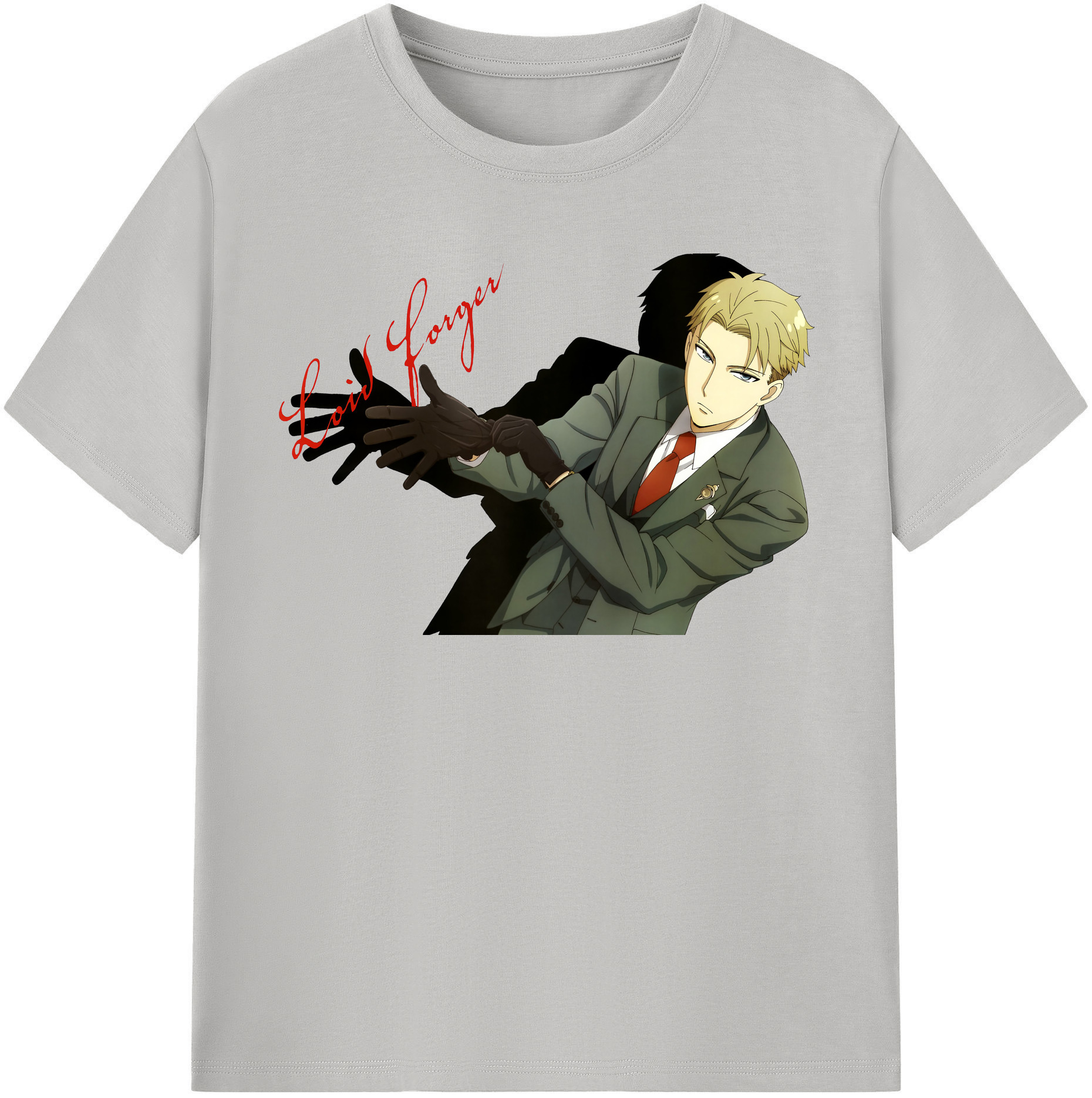 （画像用） SPY×FAMILY间谍家家酒 レディースカジュアルプリントTシャツ（綿100％）
