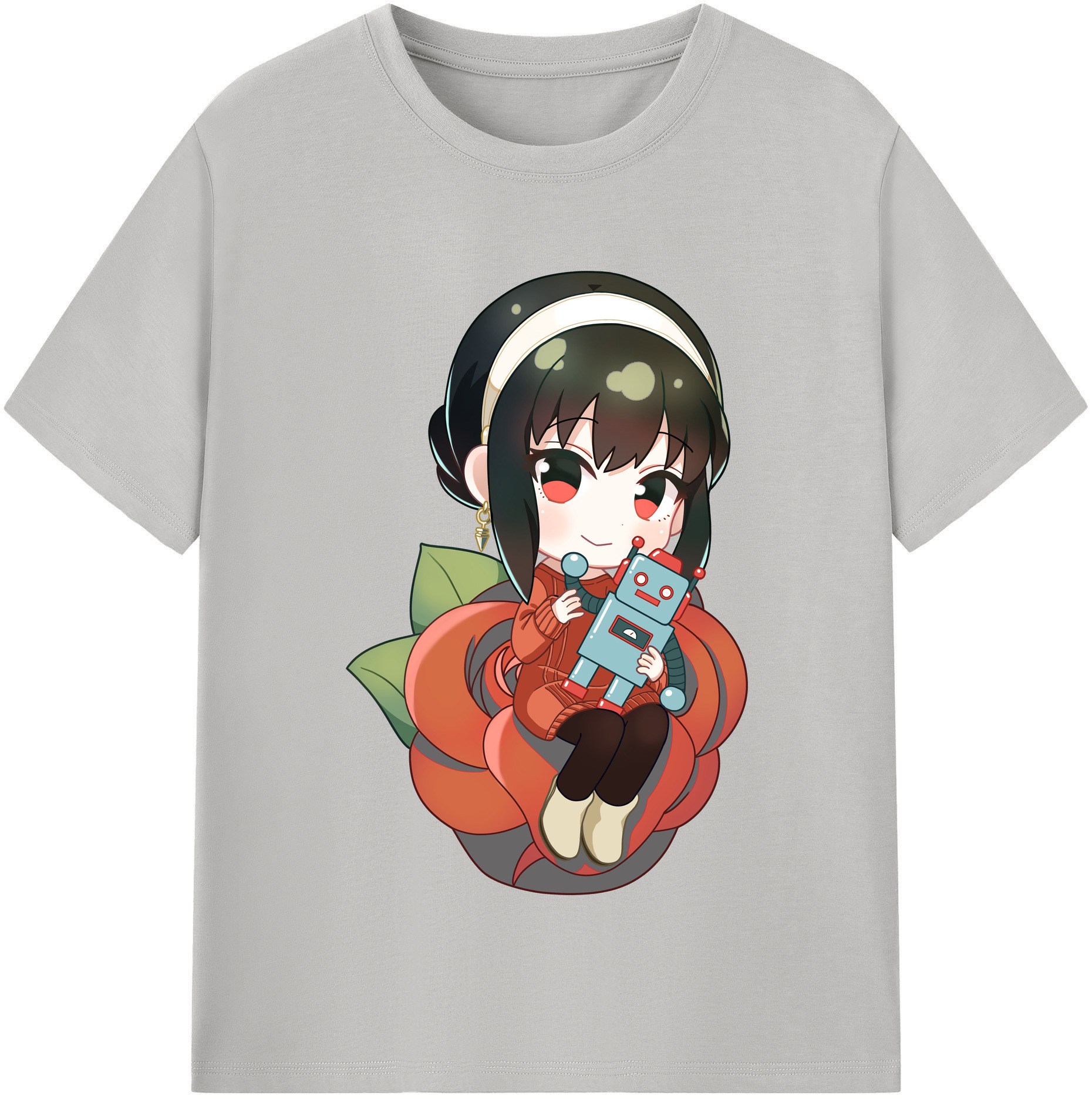 （画像用） SPY×FAMILY间谍家家酒 レディースカジュアルプリントTシャツ（綿100％）