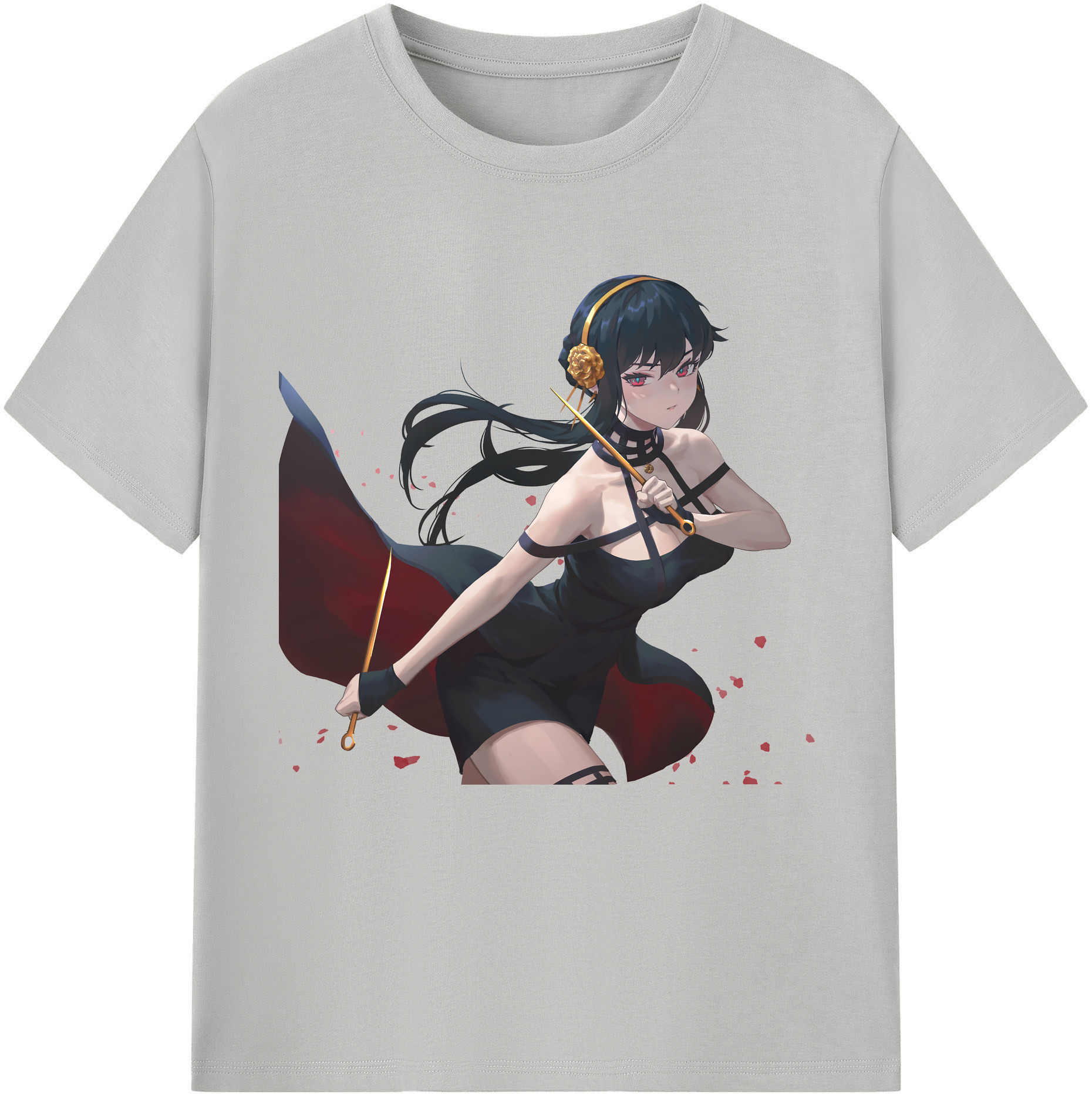 （画像用） SPY×FAMILY间谍家家酒 レディースカジュアルプリントTシャツ（綿100％）