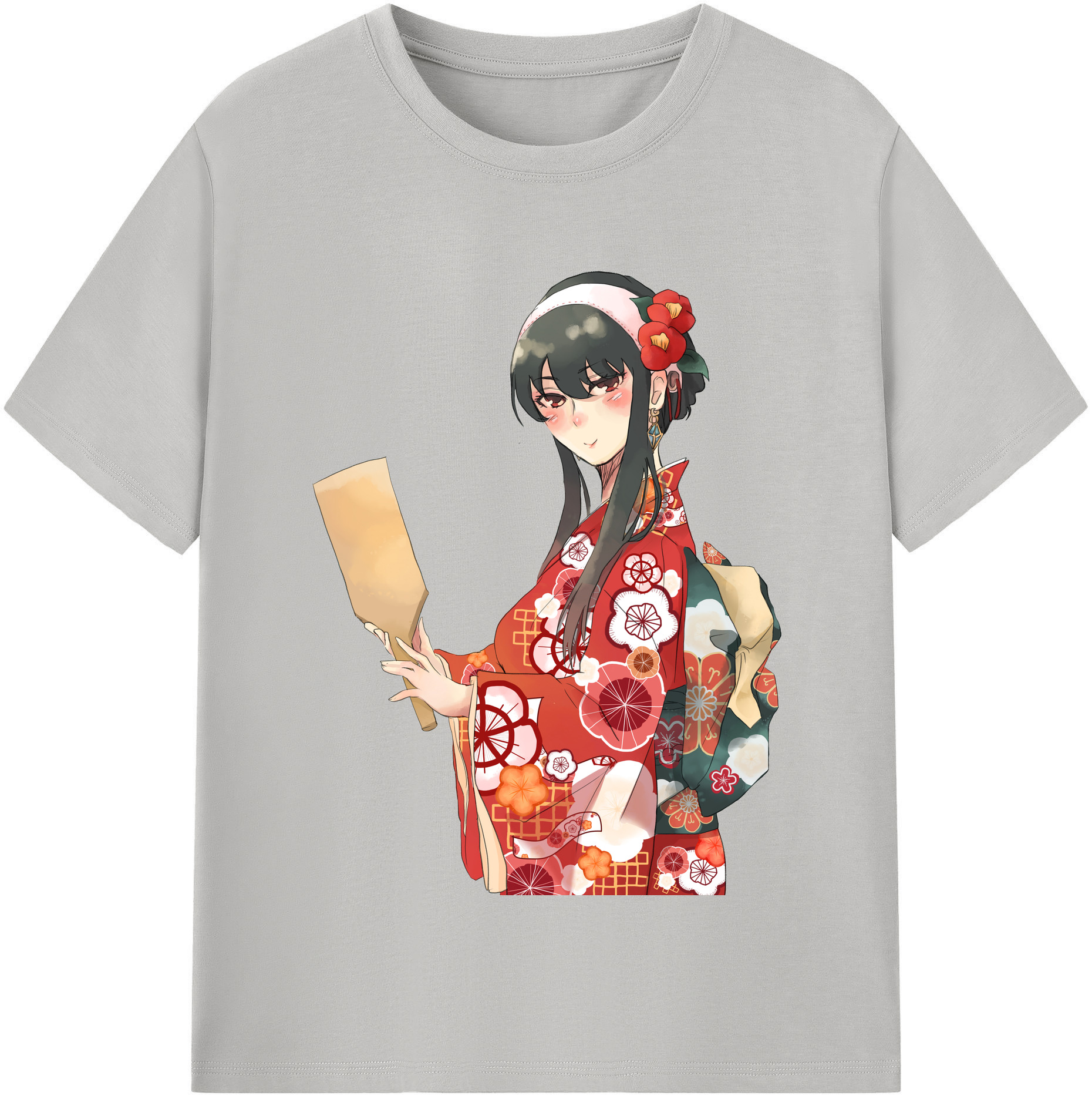 （画像用） SPY×FAMILY间谍家家酒 レディースカジュアルプリントTシャツ（綿100％）