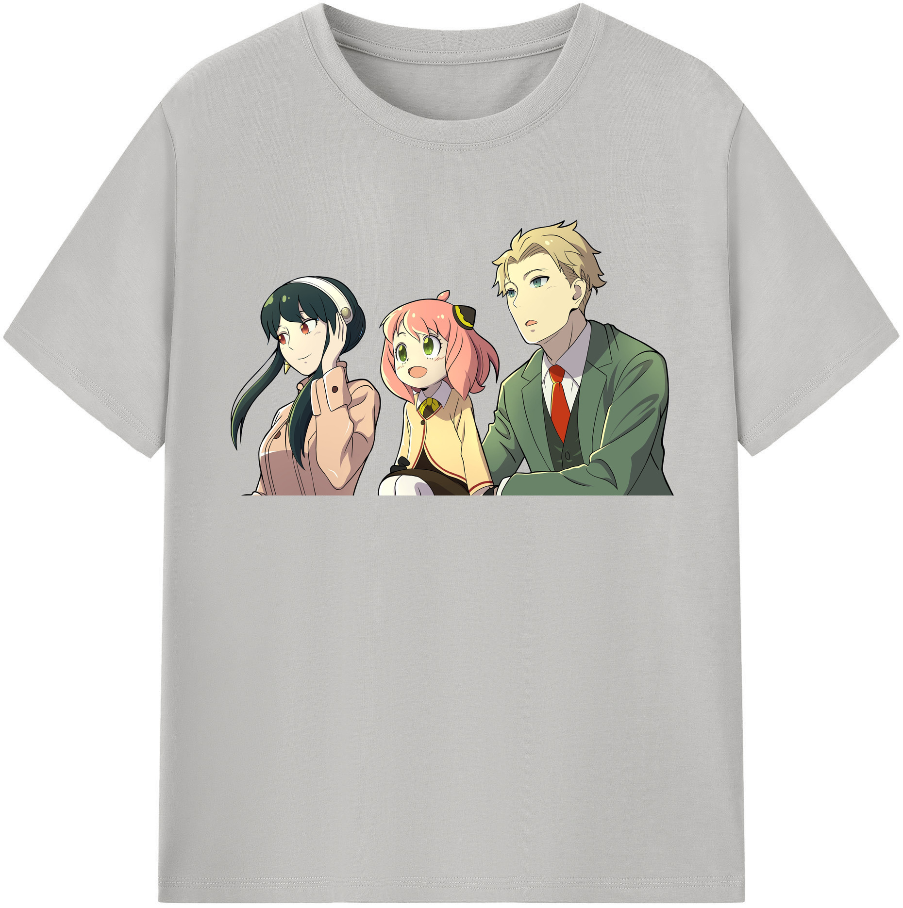 （画像用） SPY×FAMILY间谍家家酒 レディースカジュアルプリントTシャツ（綿100％）