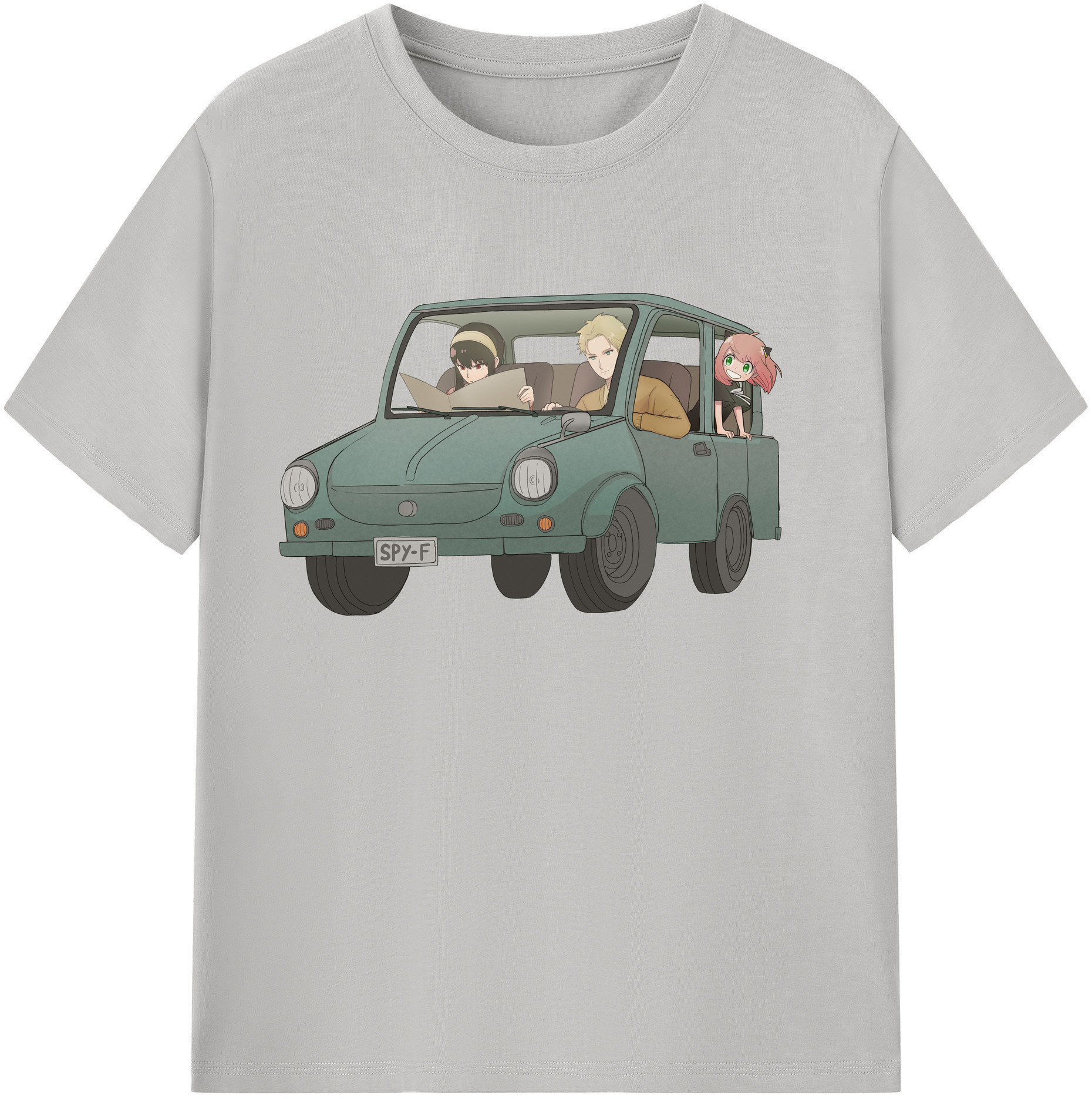（画像用） SPY×FAMILY间谍家家酒 レディースカジュアルプリントTシャツ（綿100％）