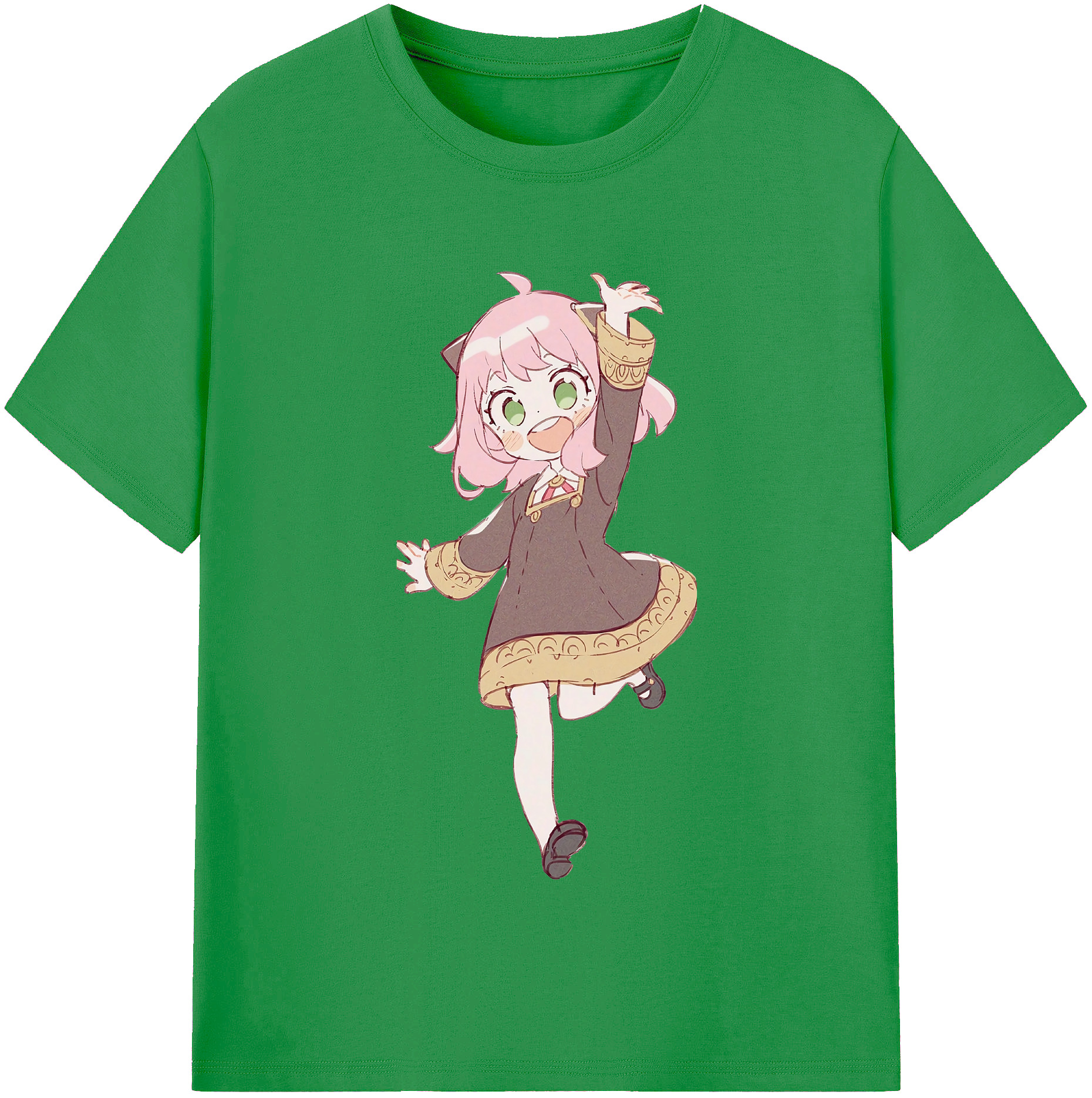 （画像用） SPY×FAMILY间谍家家酒 レディースカジュアルプリントTシャツ（綿100％）