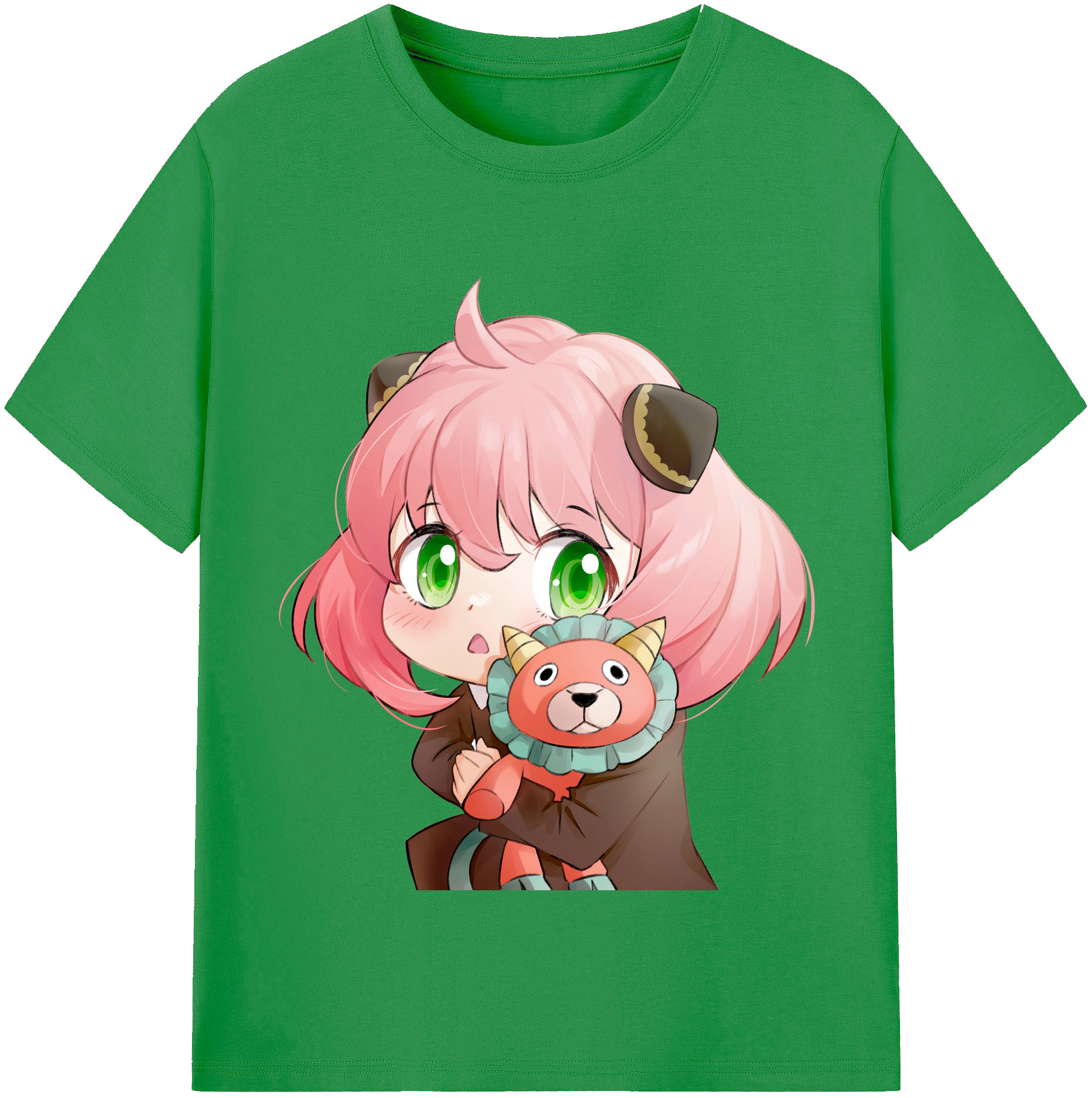 （画像用） SPY×FAMILY间谍家家酒 レディースカジュアルプリントTシャツ（綿100％）