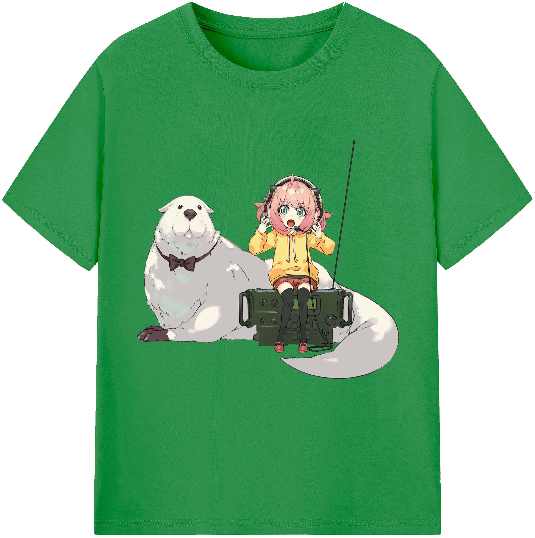 （画像用） SPY×FAMILY间谍家家酒 レディースカジュアルプリントTシャツ（綿100％）