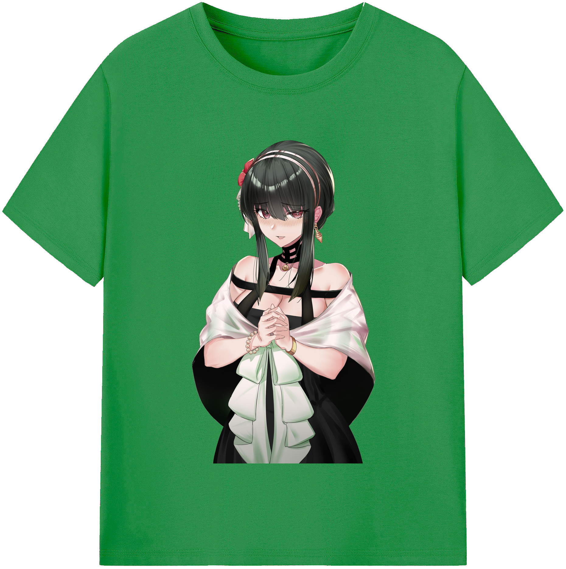 （画像用） SPY×FAMILY间谍家家酒 レディースカジュアルプリントTシャツ（綿100％）