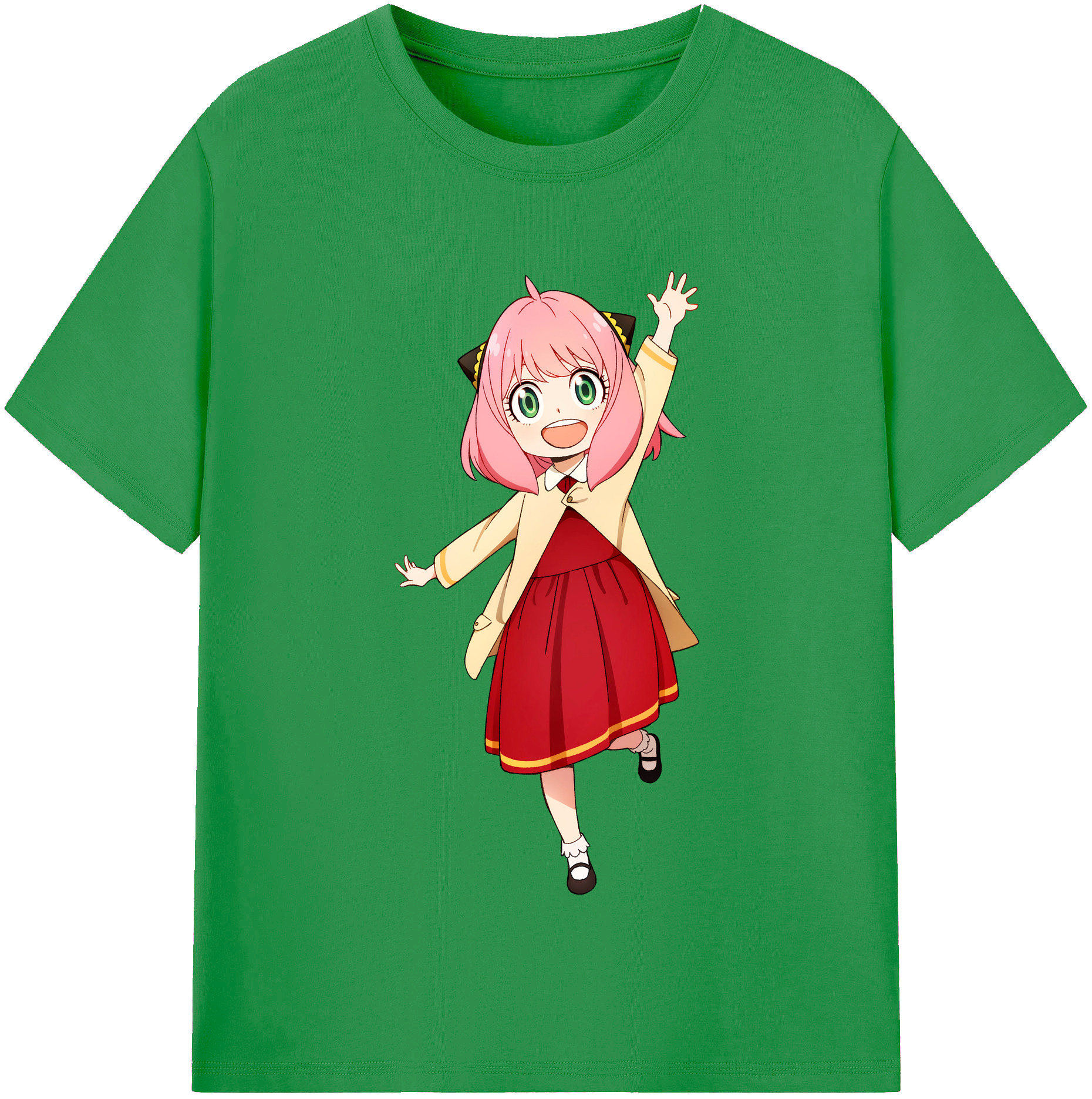 （画像用） SPY×FAMILY间谍家家酒 レディースカジュアルプリントTシャツ（綿100％）