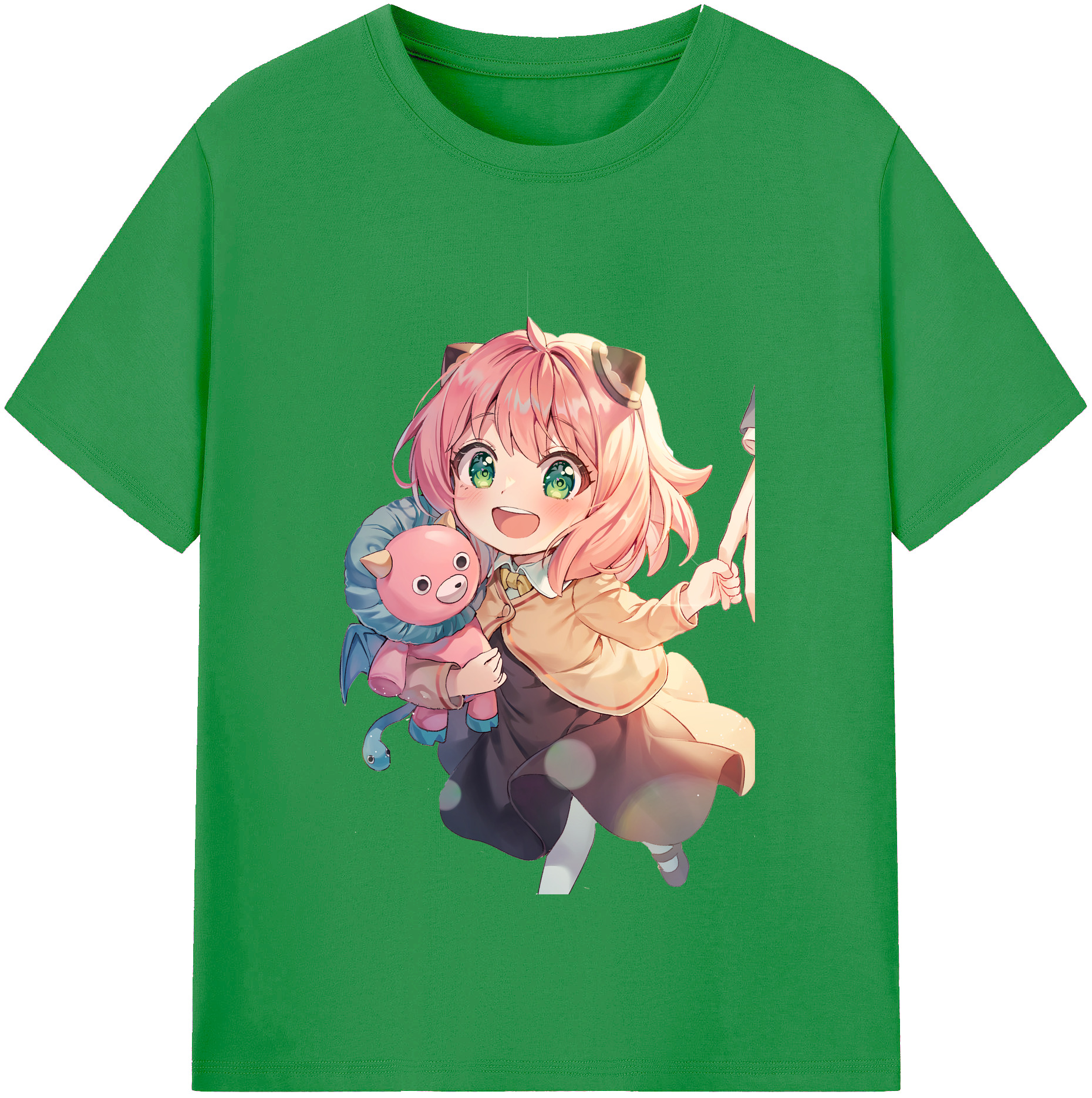 （画像用） SPY×FAMILY间谍家家酒 レディースカジュアルプリントTシャツ（綿100％）