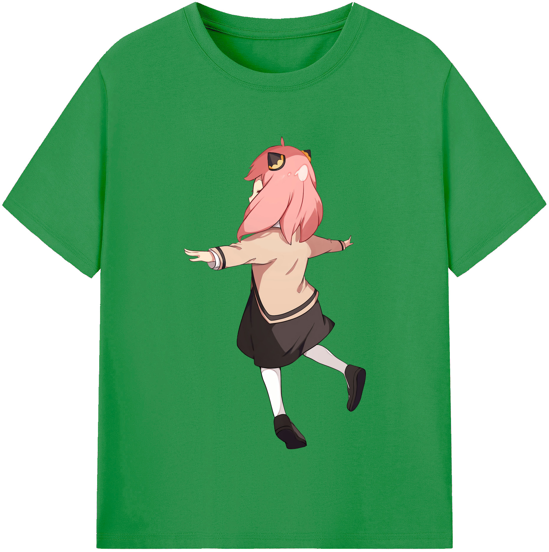 （画像用） SPY×FAMILY间谍家家酒 レディースカジュアルプリントTシャツ（綿100％）
