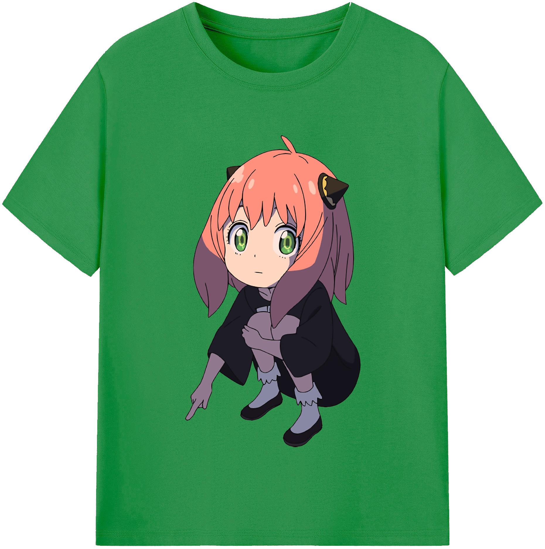 （画像用） SPY×FAMILY间谍家家酒 レディースカジュアルプリントTシャツ（綿100％）