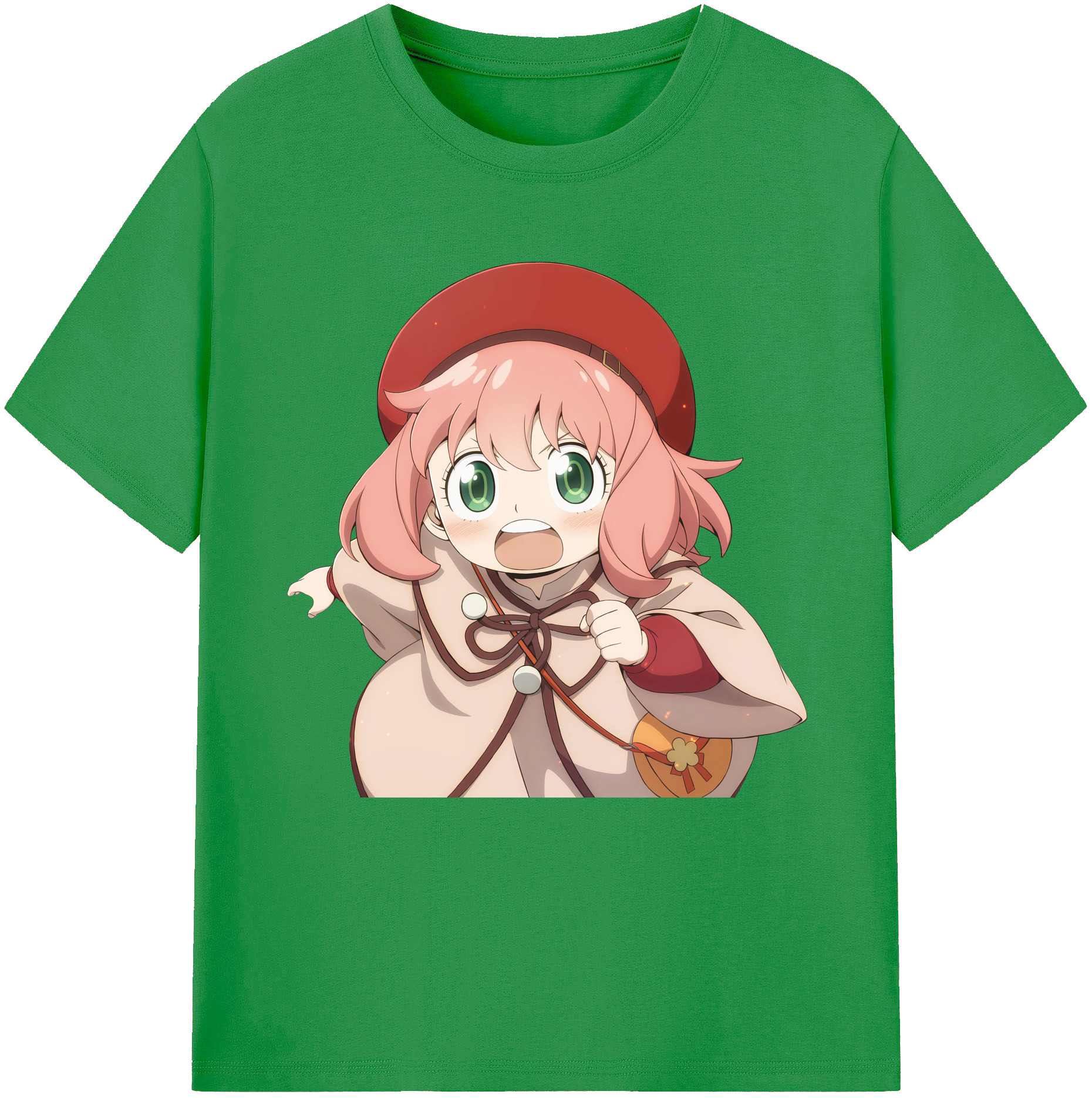 （画像用） SPY×FAMILY间谍家家酒 レディースカジュアルプリントTシャツ（綿100％）