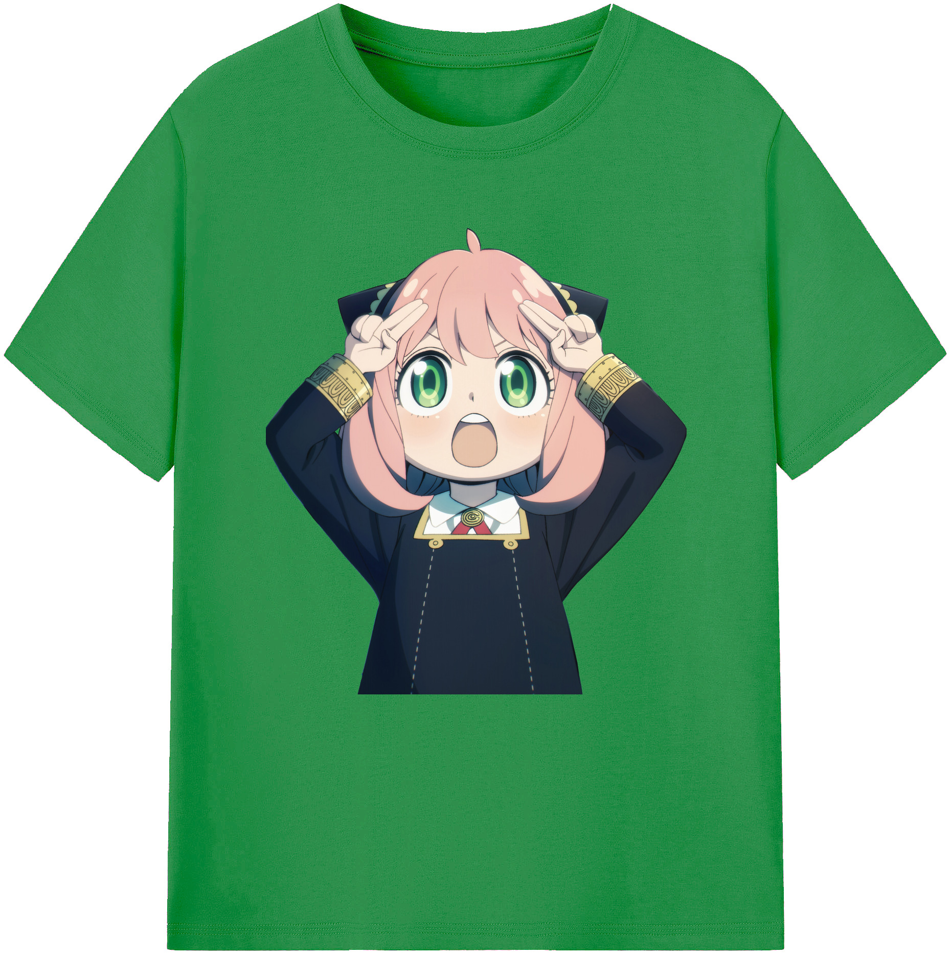 （画像用） SPY×FAMILY间谍家家酒 レディースカジュアルプリントTシャツ（綿100％）