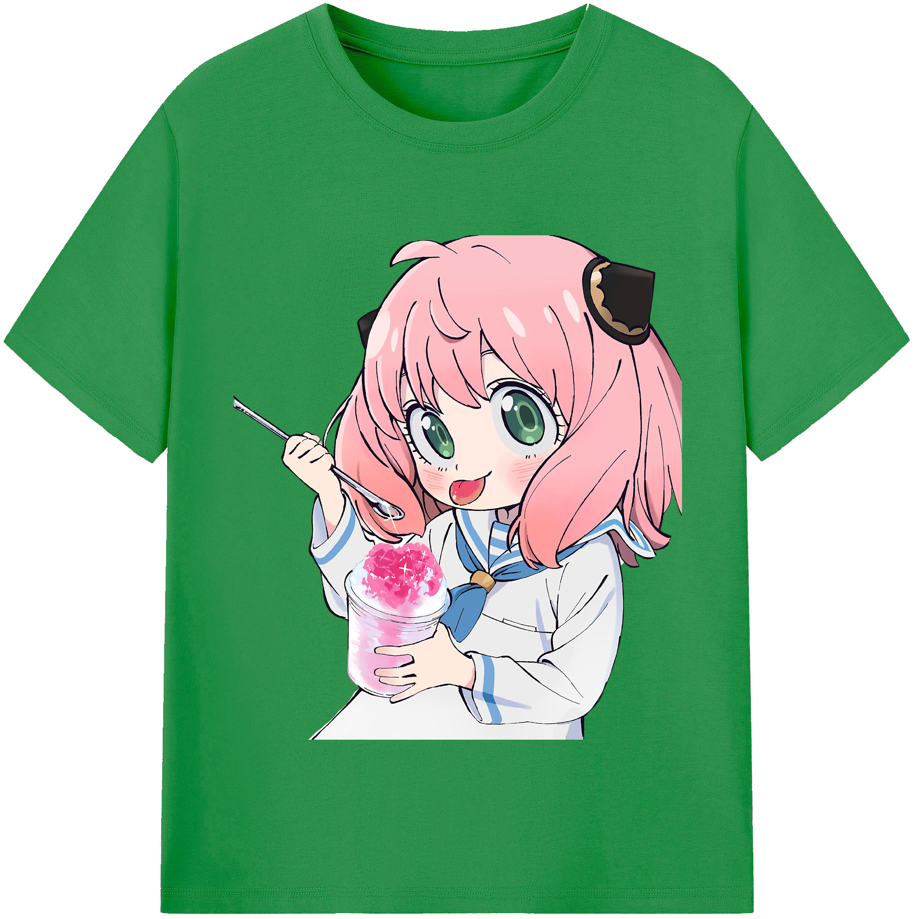 （画像用） SPY×FAMILY间谍家家酒 レディースカジュアルプリントTシャツ（綿100％）