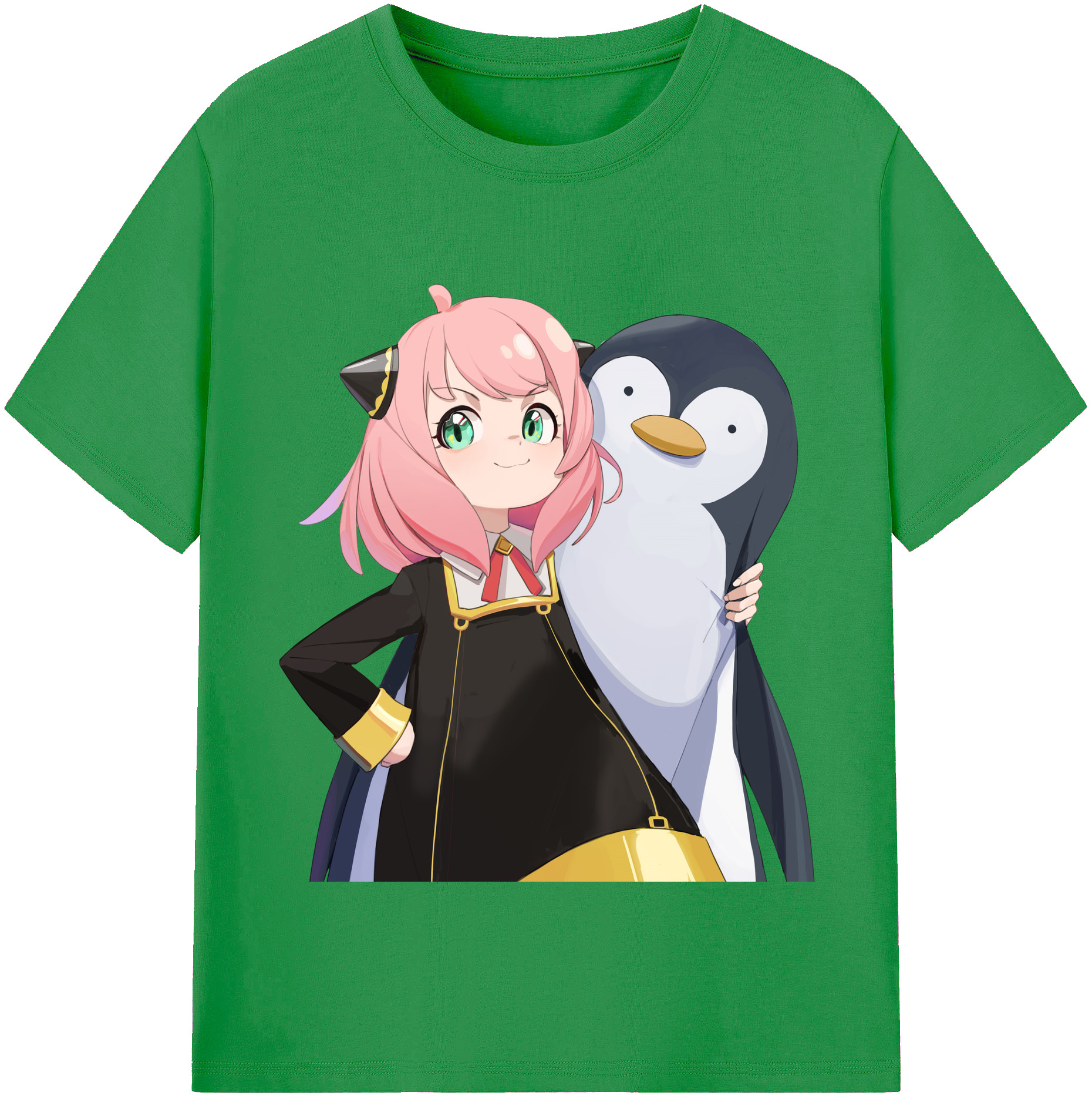 （画像用） SPY×FAMILY间谍家家酒 レディースカジュアルプリントTシャツ（綿100％）