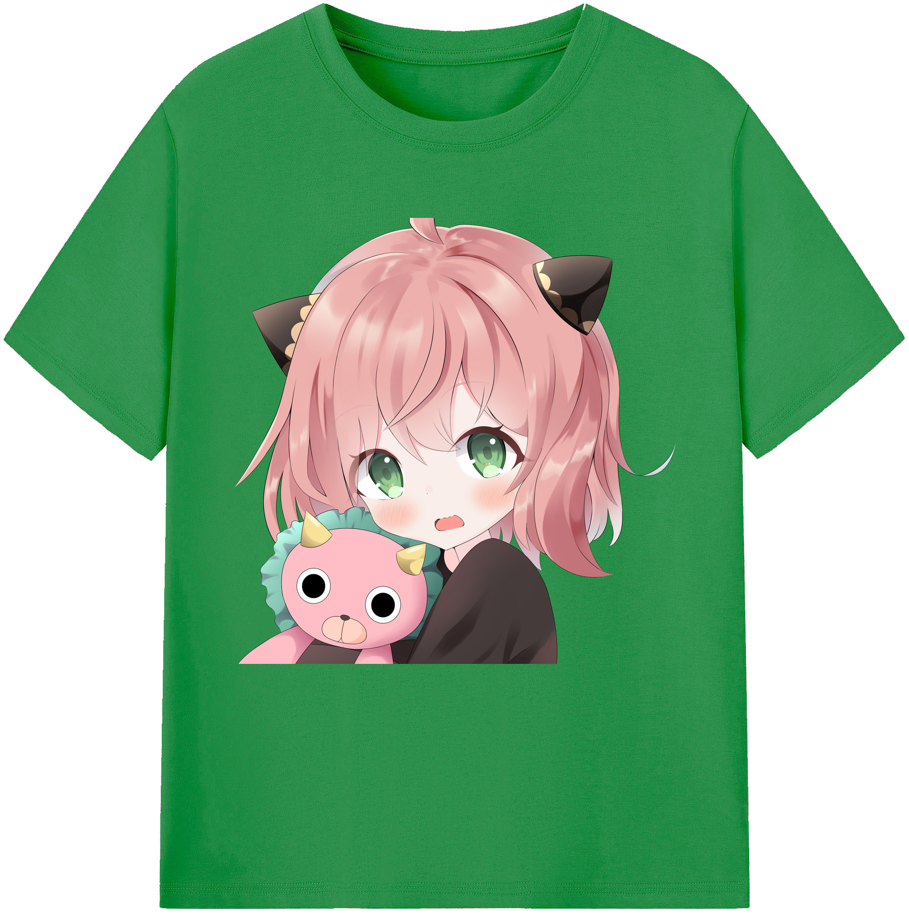 （画像用） SPY×FAMILY间谍家家酒 レディースカジュアルプリントTシャツ（綿100％）