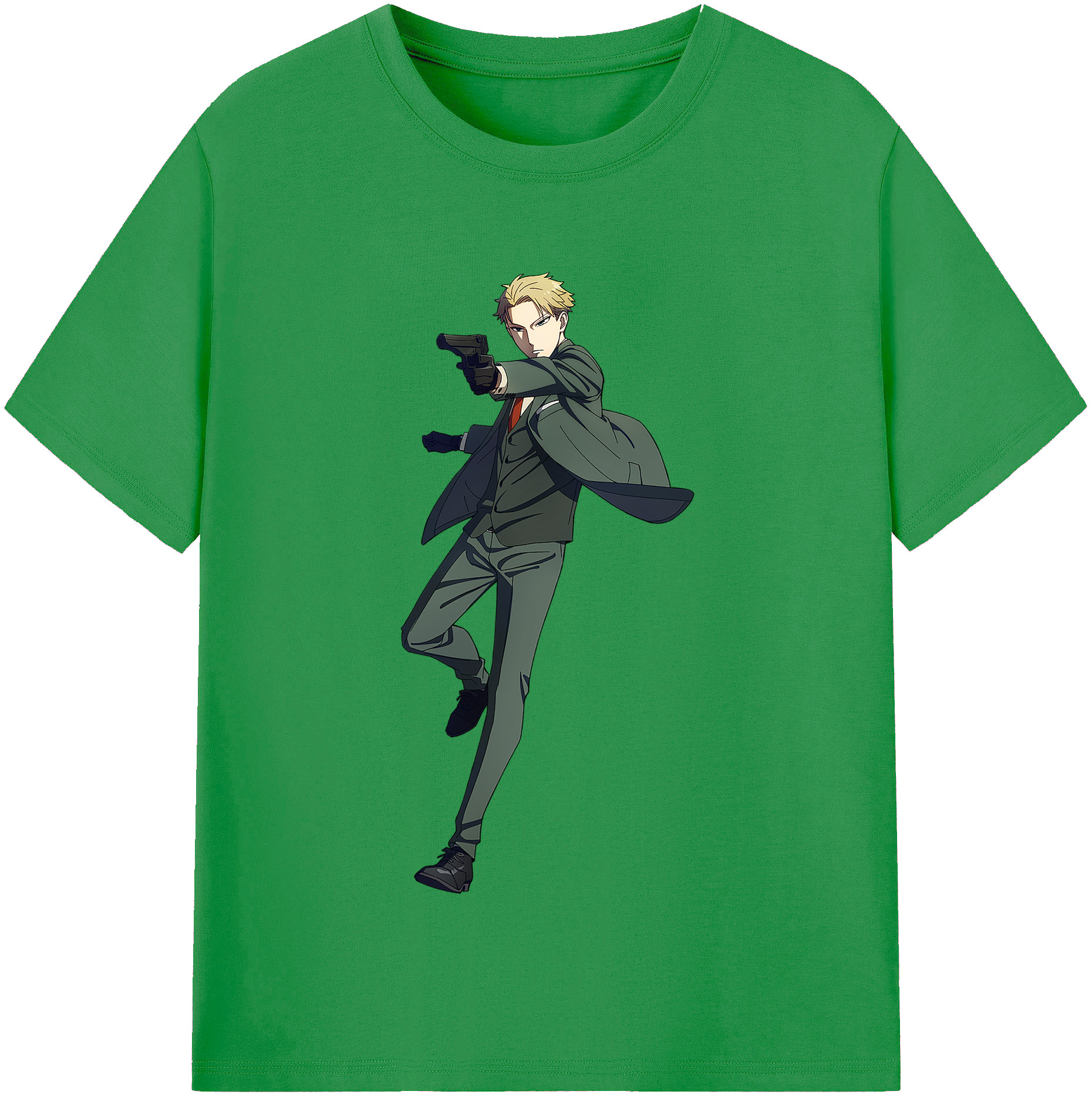 （画像用） SPY×FAMILY间谍家家酒 レディースカジュアルプリントTシャツ（綿100％）