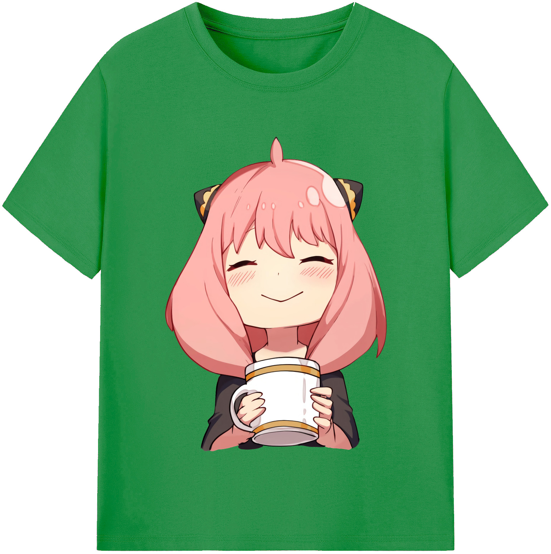 （画像用） SPY×FAMILY间谍家家酒 レディースカジュアルプリントTシャツ（綿100％）