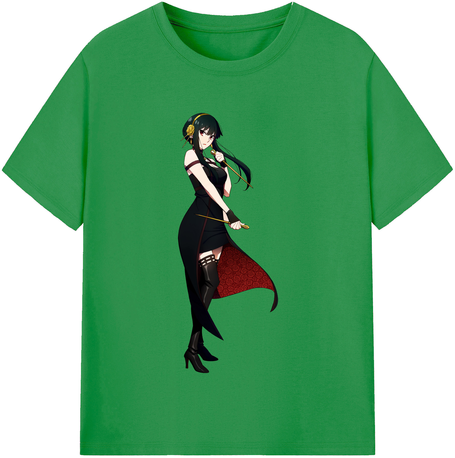 （画像用） SPY×FAMILY间谍家家酒 レディースカジュアルプリントTシャツ（綿100％）