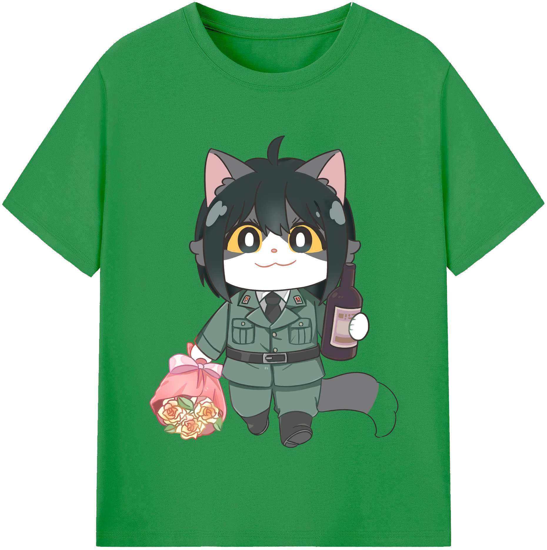 （画像用） SPY×FAMILY间谍家家酒 レディースカジュアルプリントTシャツ（綿100％）